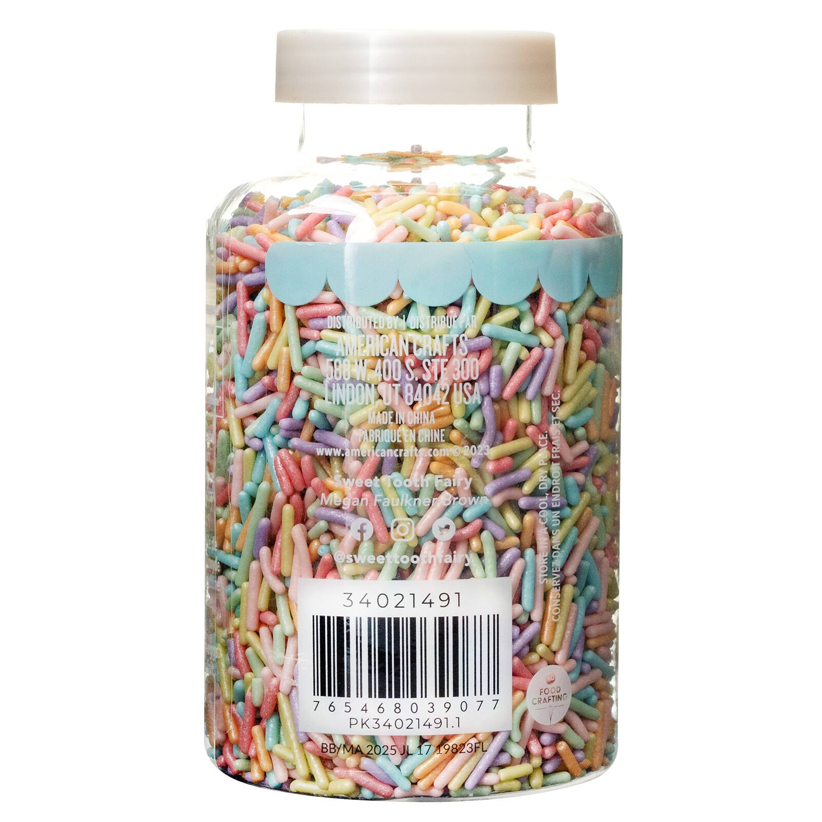 Sweet Tooth Fairy&#xAE; Pastel Rainbow Pearlized Sprinkles