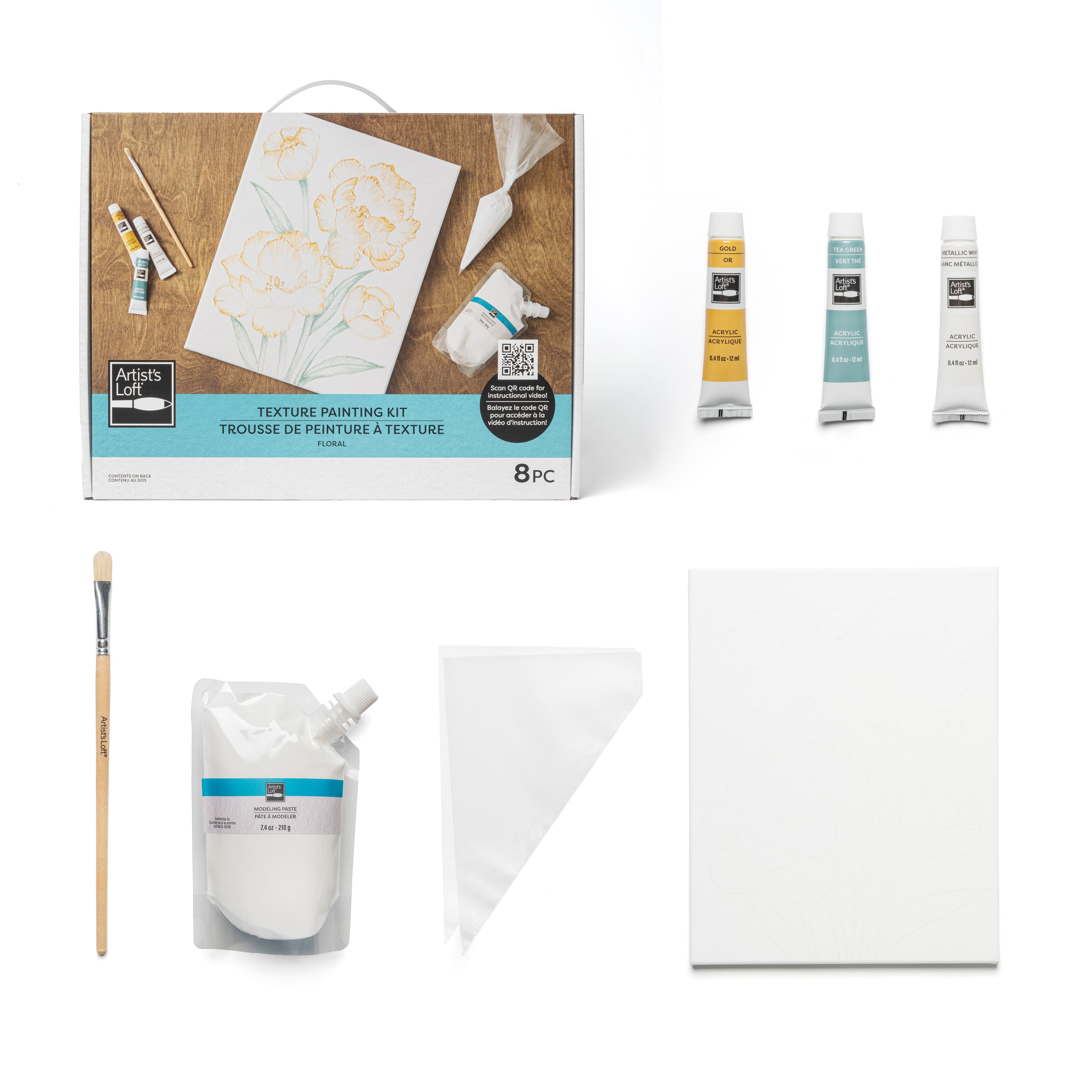 Floral Texture Painting Kit by Artist&#x27;s Loft&#xAE;