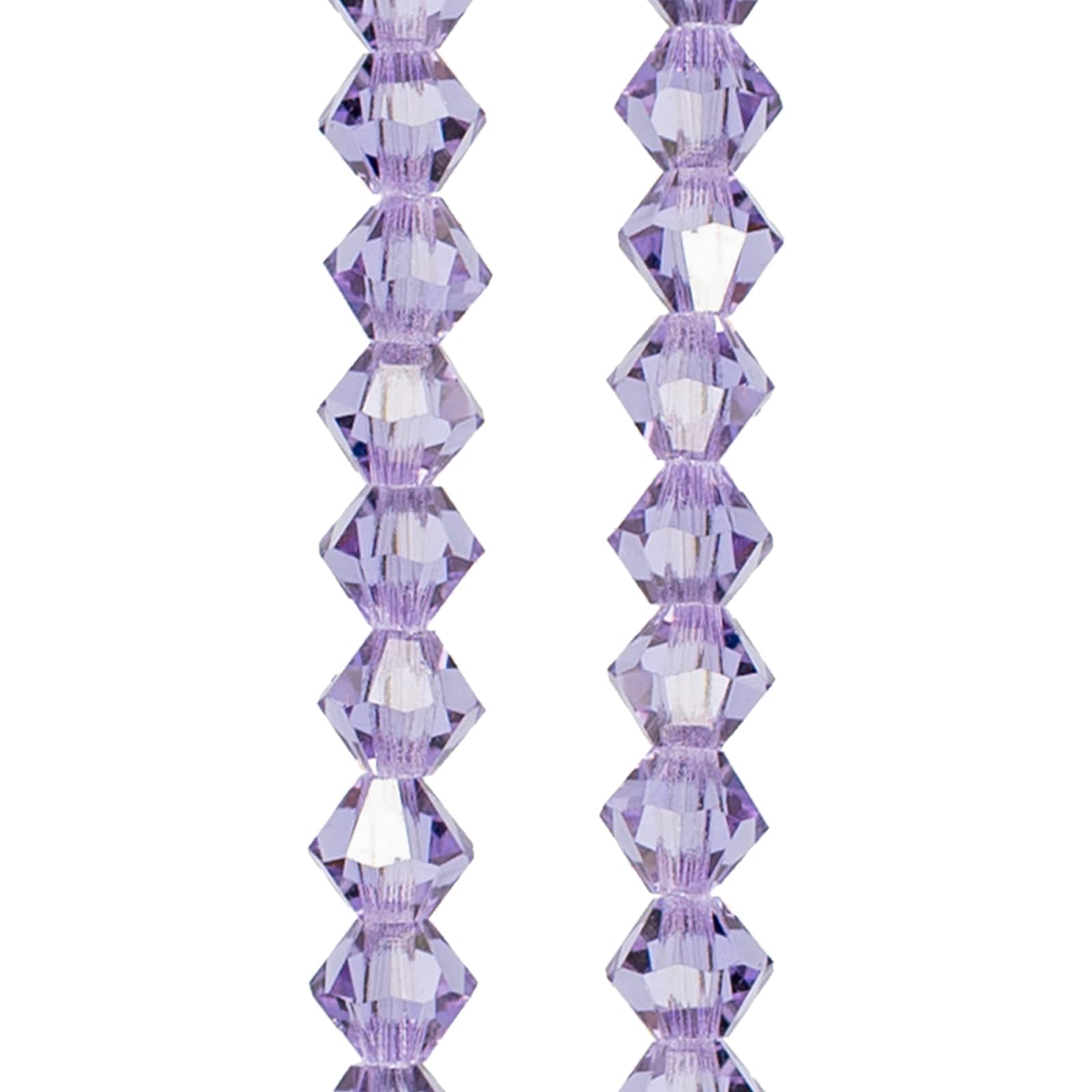 Preciosa Glass Crystal Bicone Beads, 4mm by Bead Landing™