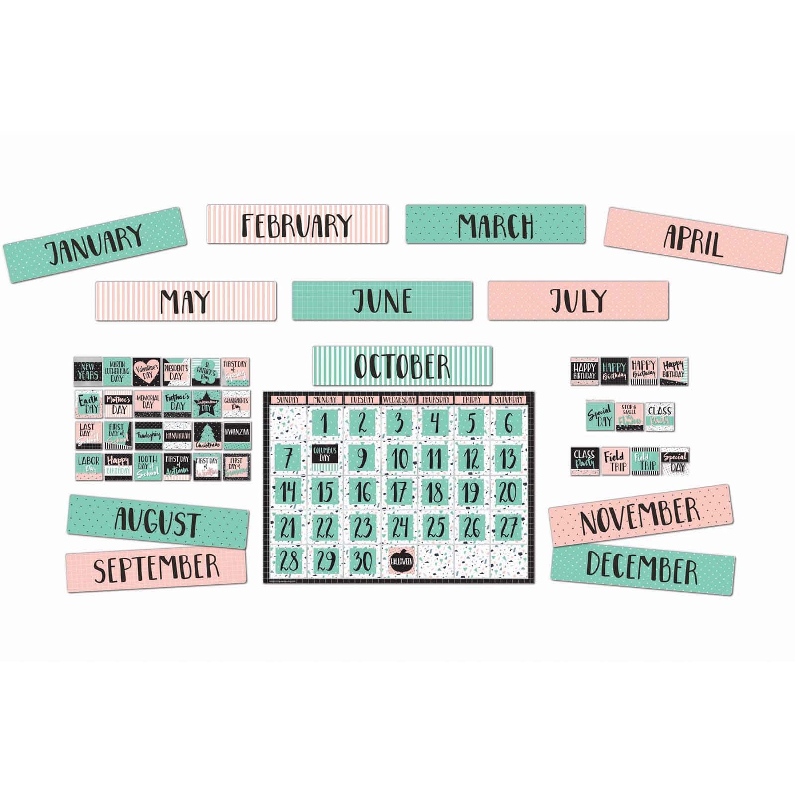 Eureka&#xAE; Simply Sassy Calendar Bulletin Board Set