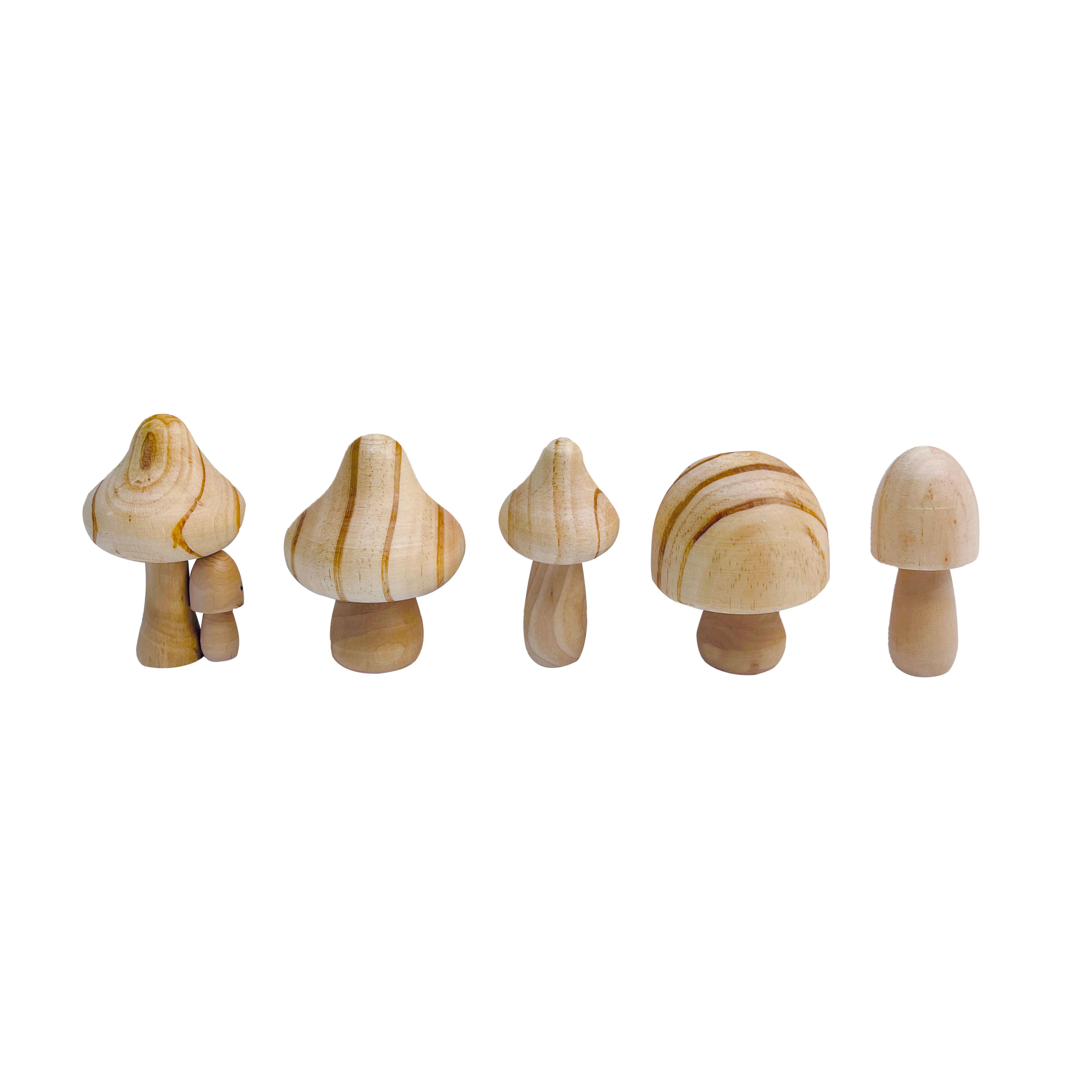 Mini Wood Mushroom Set by Make Market&#xAE;