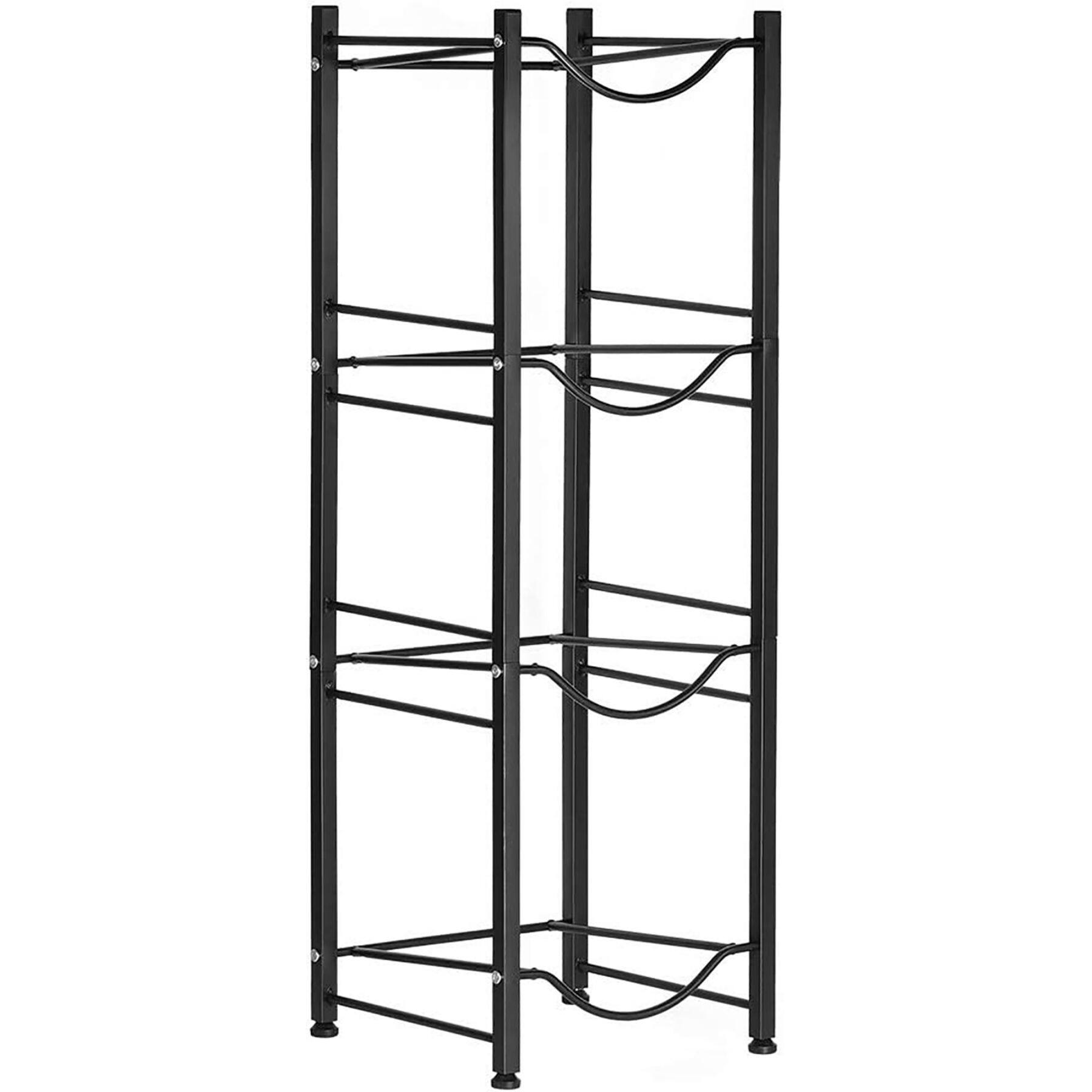 Heavy Duty Jug Holder Water Bottle Storage Rack, 4-Tier 5-Tier