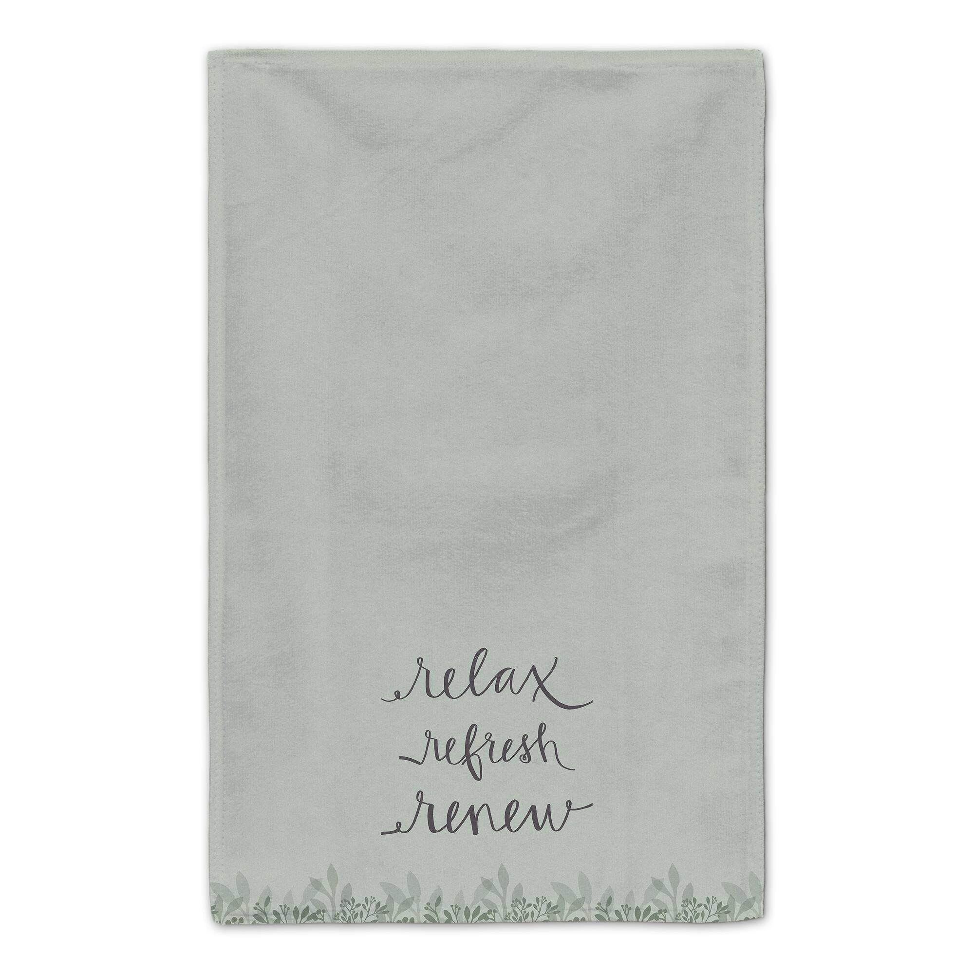 Relax Refresh Renew Tea Towel Set