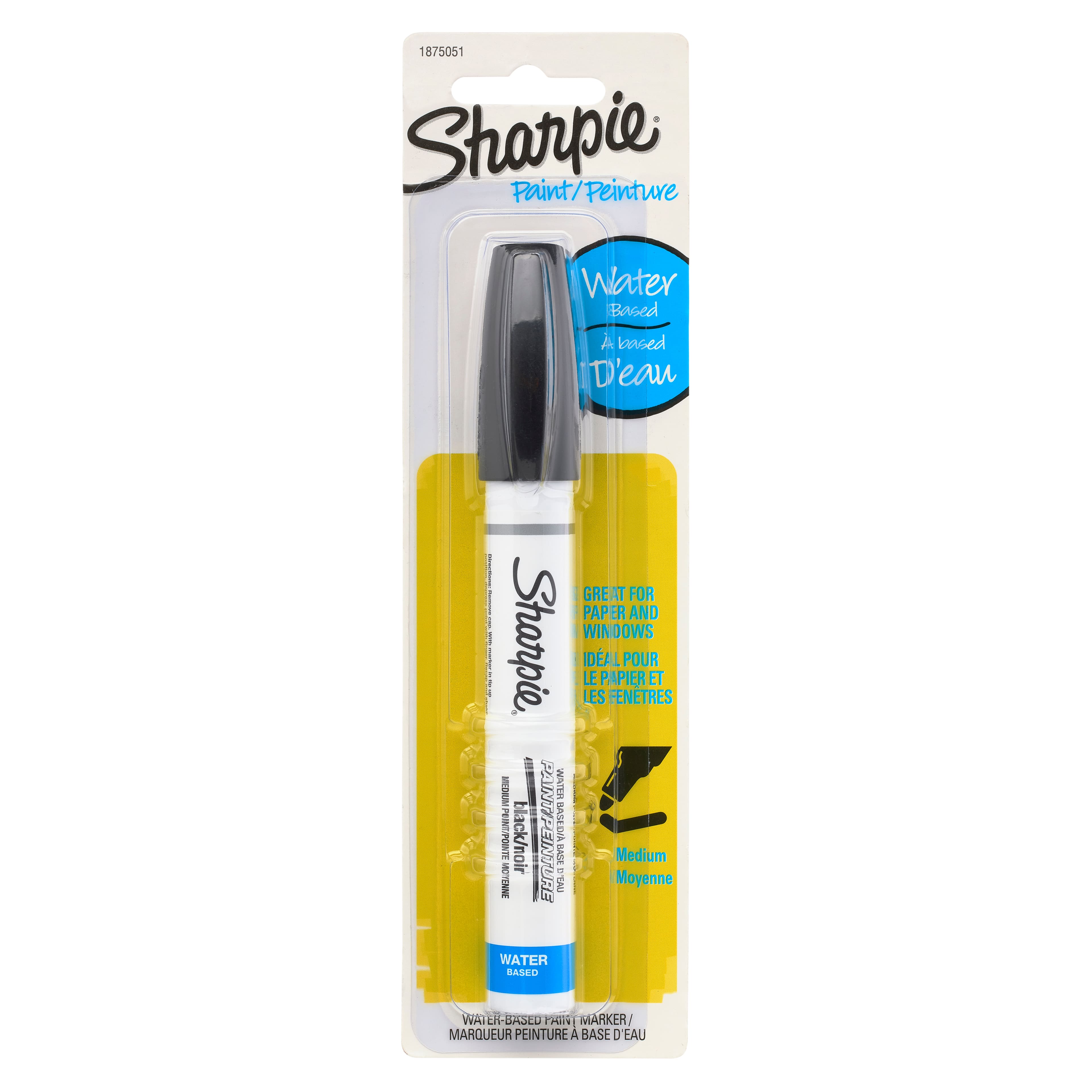 Sharpie Water-Based Paint Marker, Medium Tip, White (37206