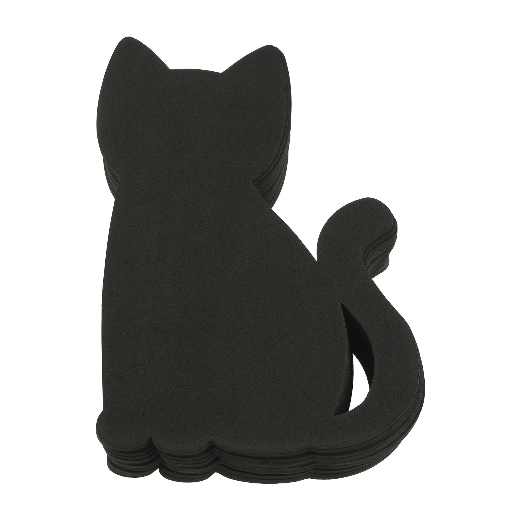 6&#x22; Black Cat Foam Shapes, 15ct. by Creatology&#x2122;