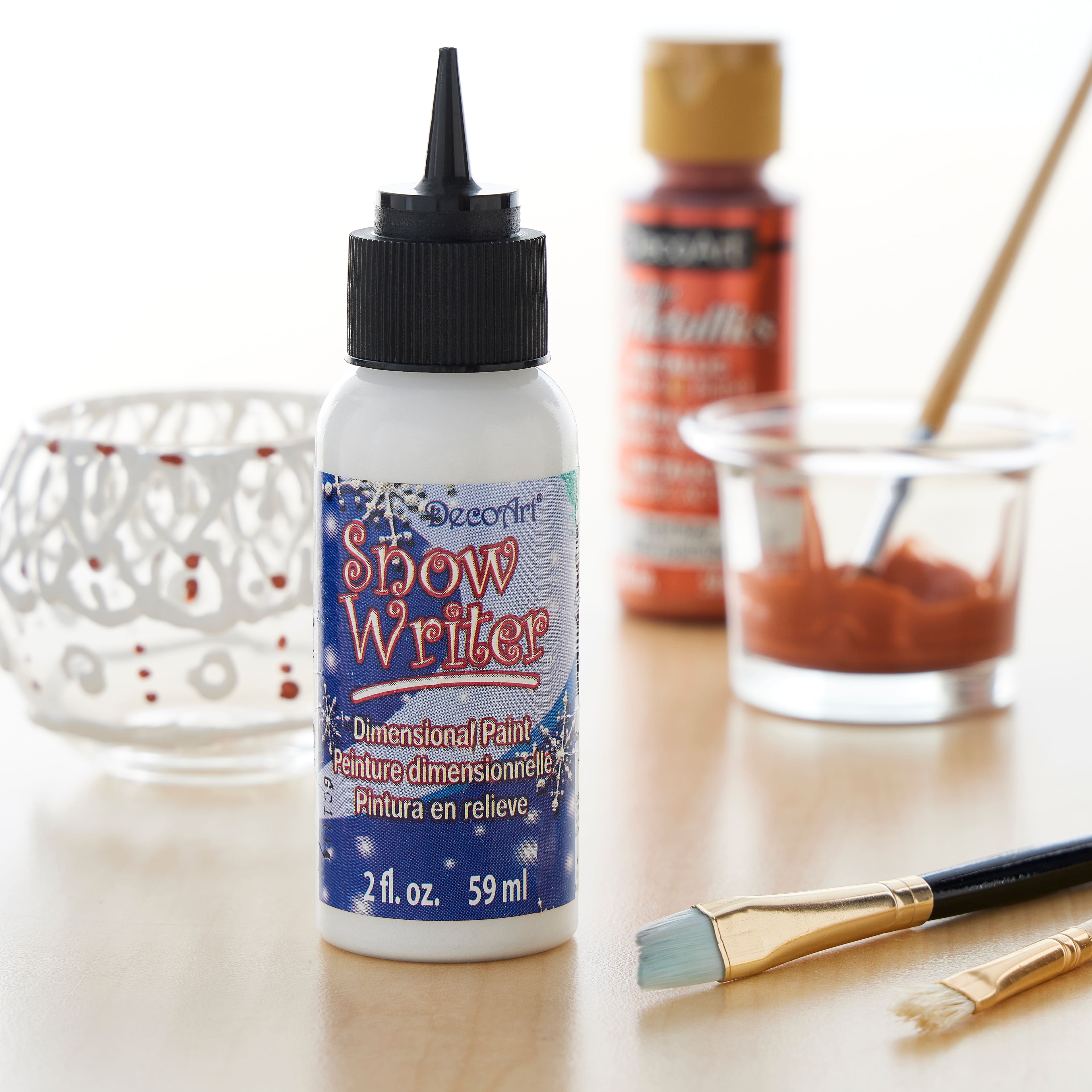 12 Pack: DecoArt&#xAE; Snow Writer Paint