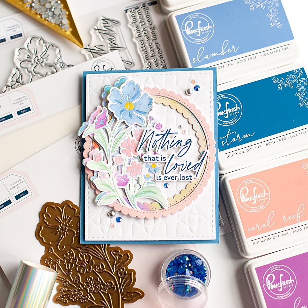 Pinkfresh Studio With Sympathy Hot Foil Plate