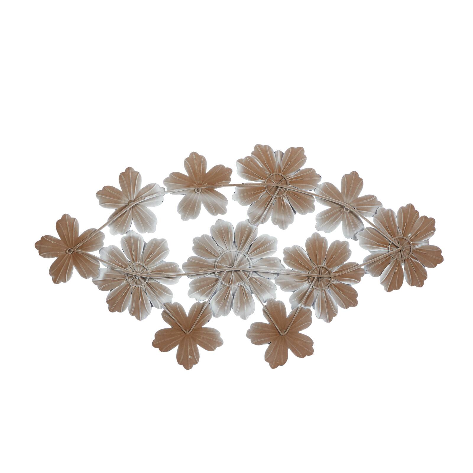 46&#x22; Blue Metal Contemporary Wall D&#xE9;cor