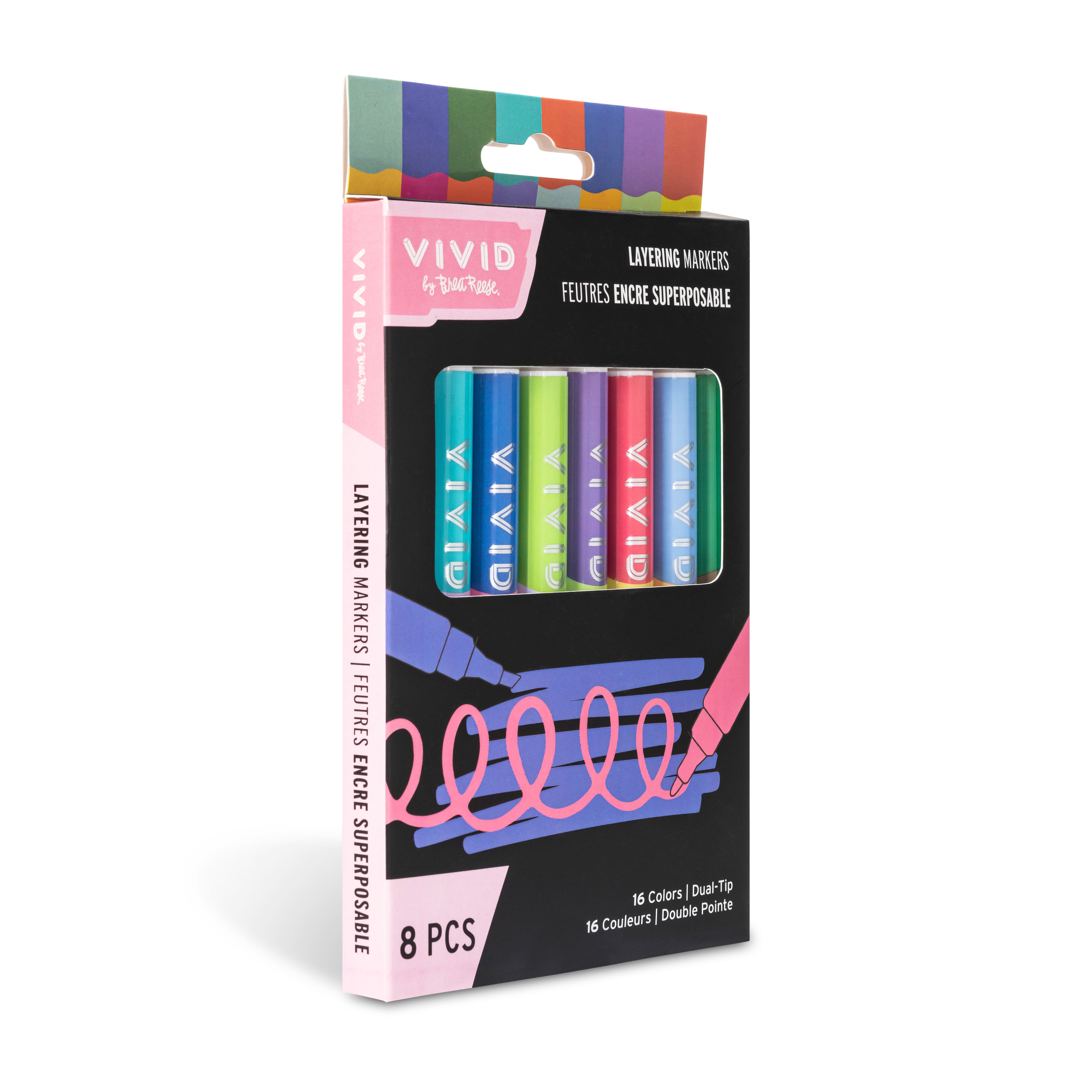 VIVID by Brea Reese&#xAE; Layering Markers Set