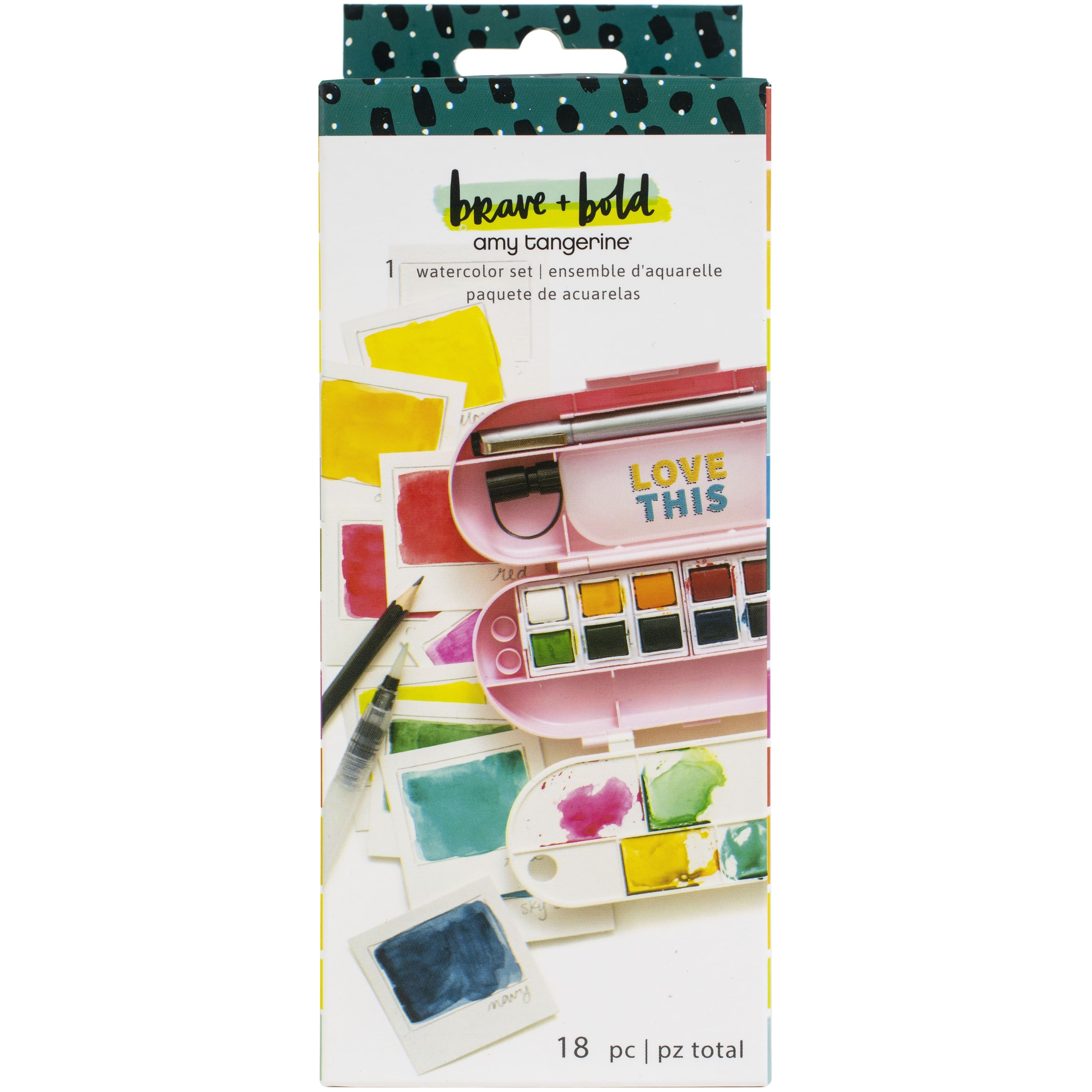 American Crafts Amy Tan Watercolor Set-Brave & Bold