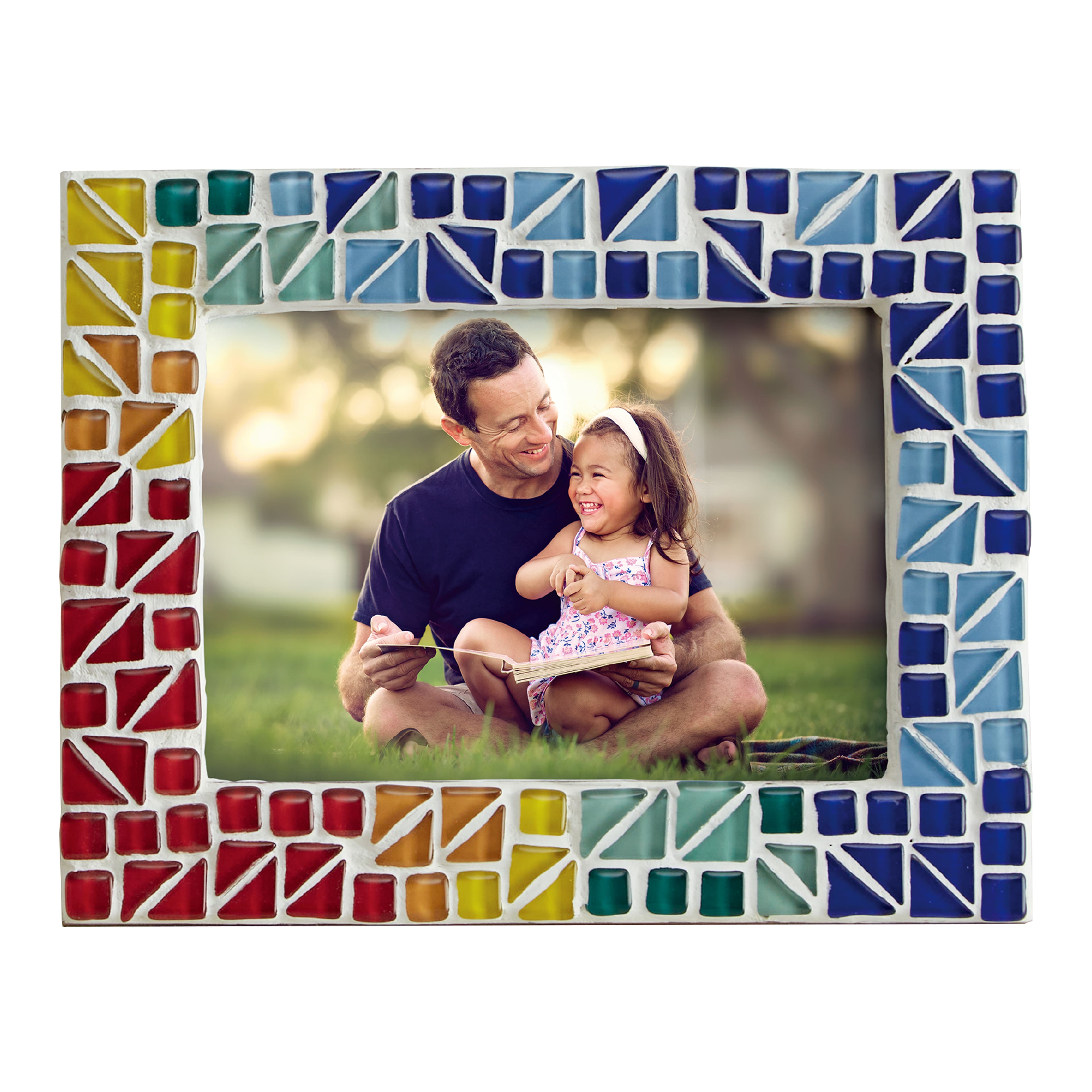5&#x22; x 7&#x22; Rainbow Mosaic Frame Kit by Make Market&#xAE;