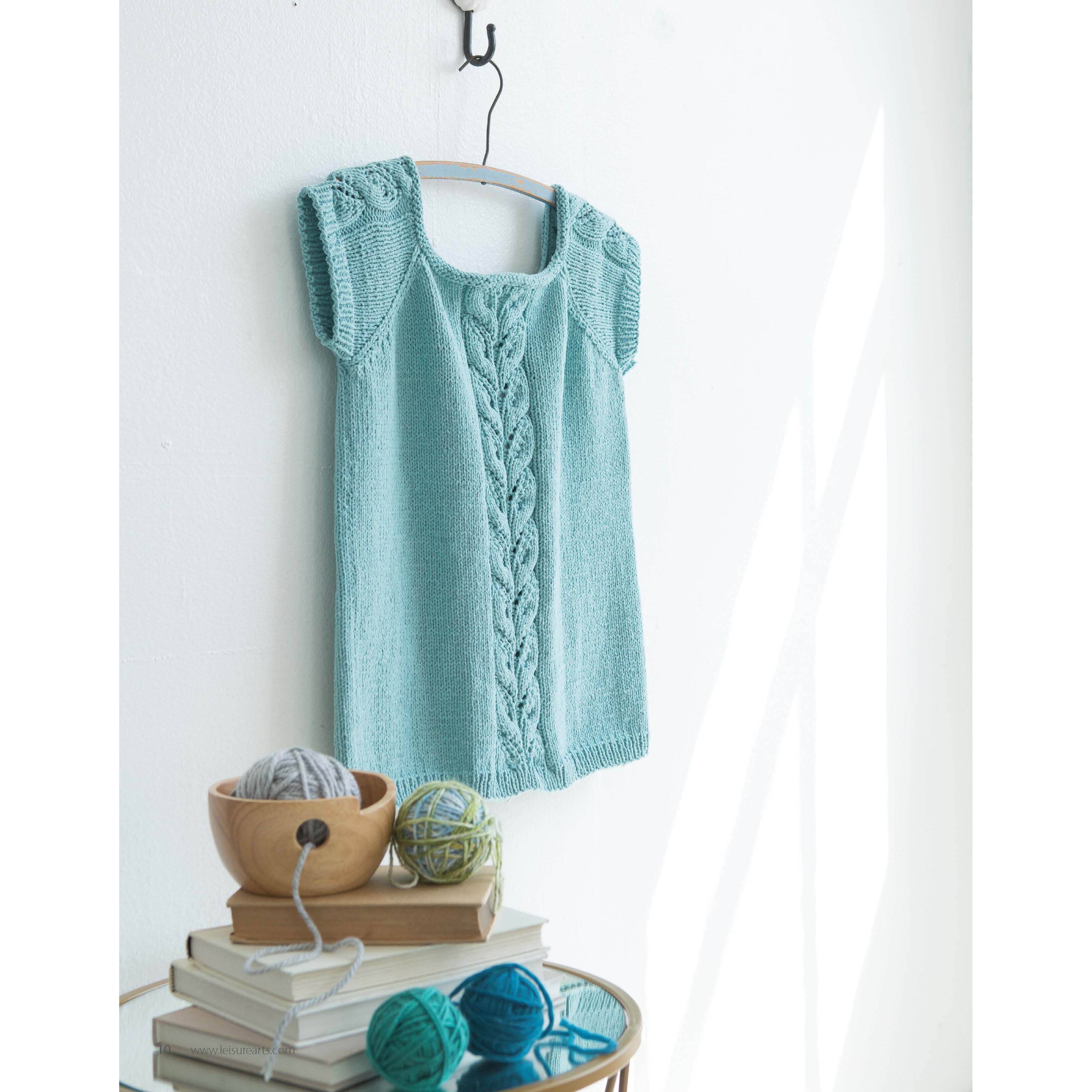 Leisure Arts&#xAE; Knit Lace Tops &#x26; Vests Book