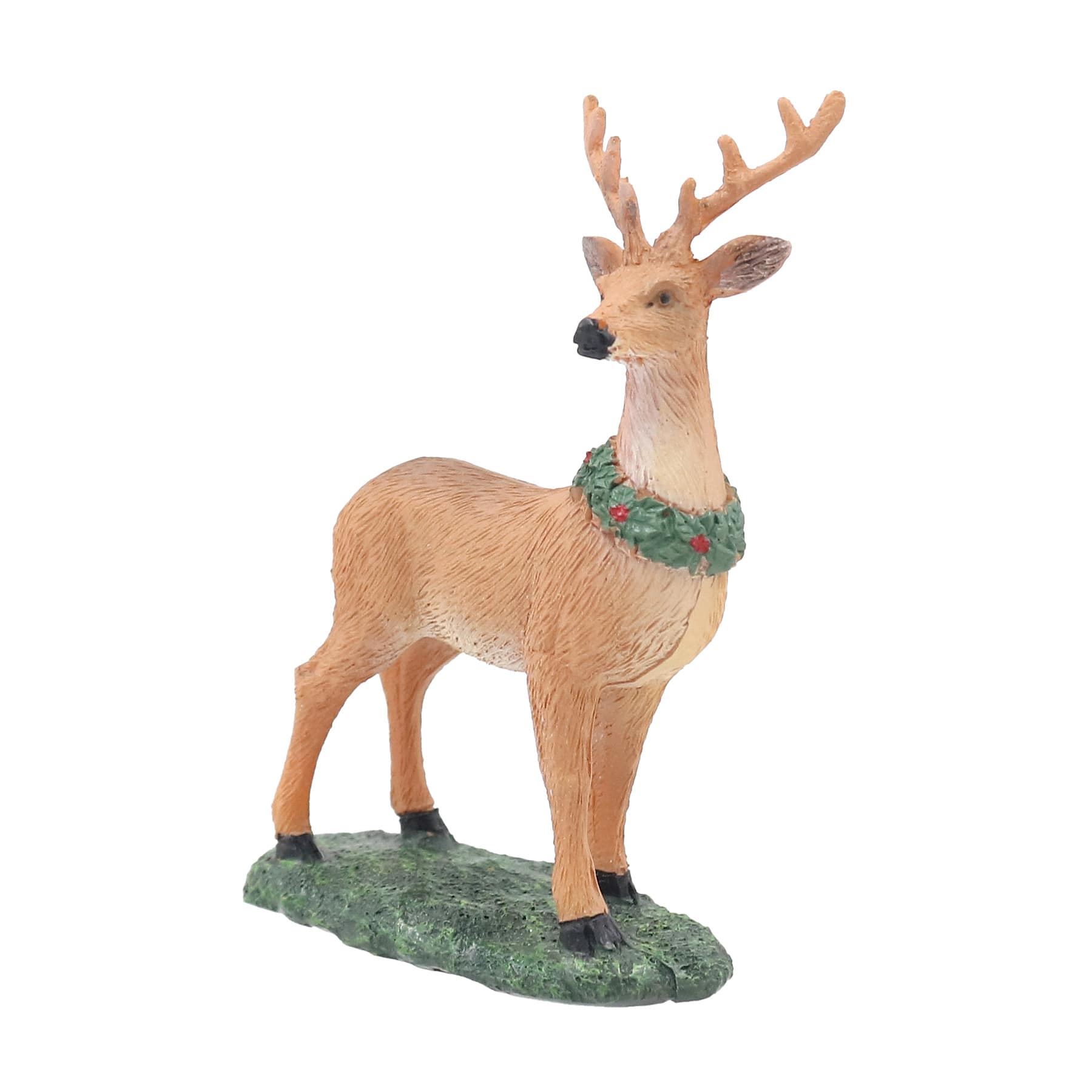 Mini Deer with Wreath Decoration by Ashland&#xAE;