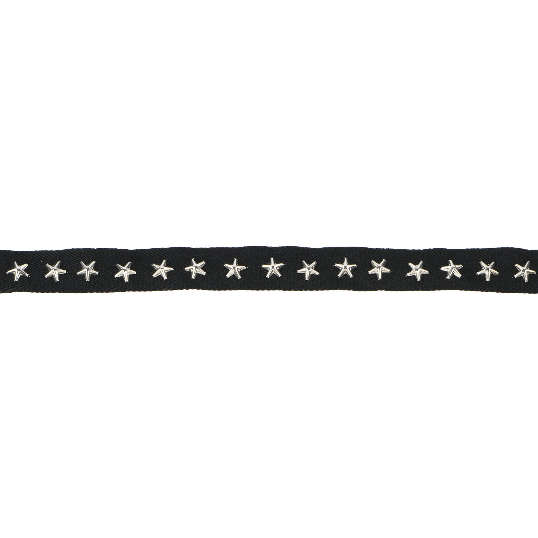3/4&#x22; Black &#x26; Silver Star Studded Trim by Celebrate It&#xAE; Fashion Mode
