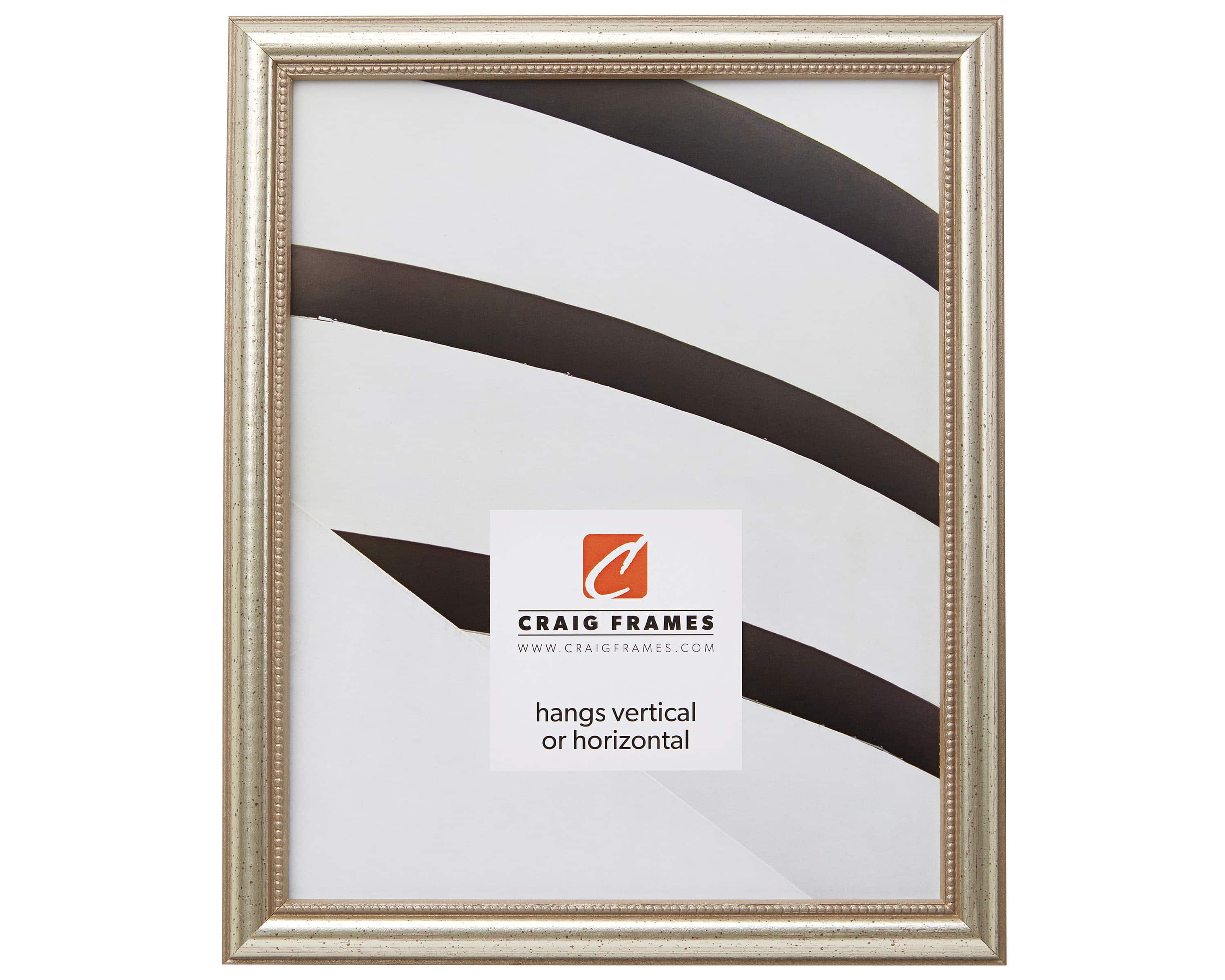 Craig Frames Stratton Aged Pewter Picture Frame