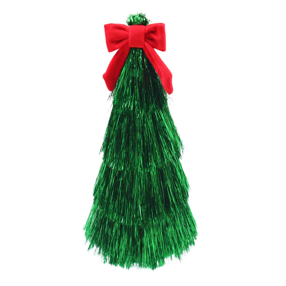 Tinsel Tree with Bow Tabletop D&#xE9;cor by Ashland&#xAE;