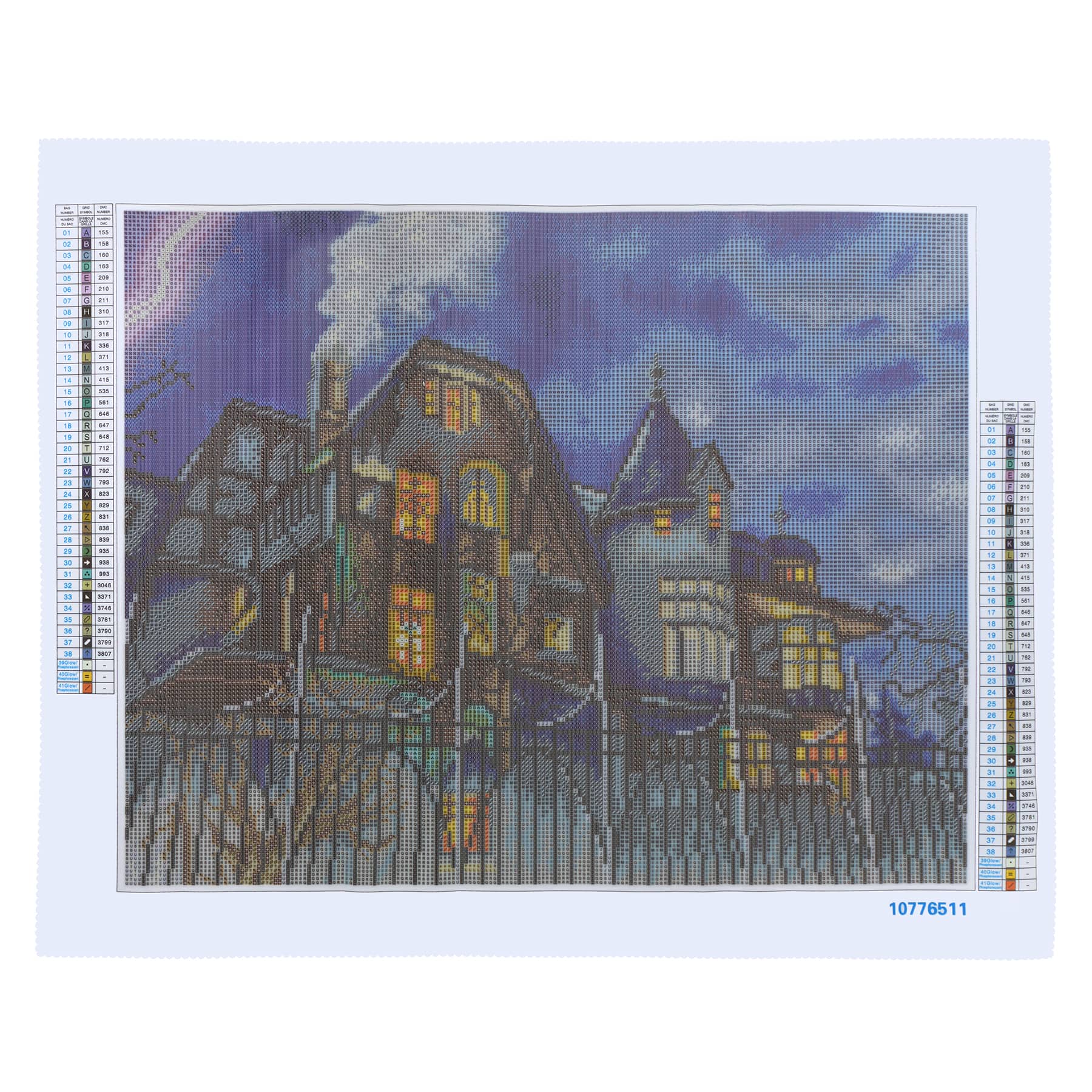 16&#x22; x 20&#x22; Haunted Mansion Diamond Art Kit by Make Market&#xAE;