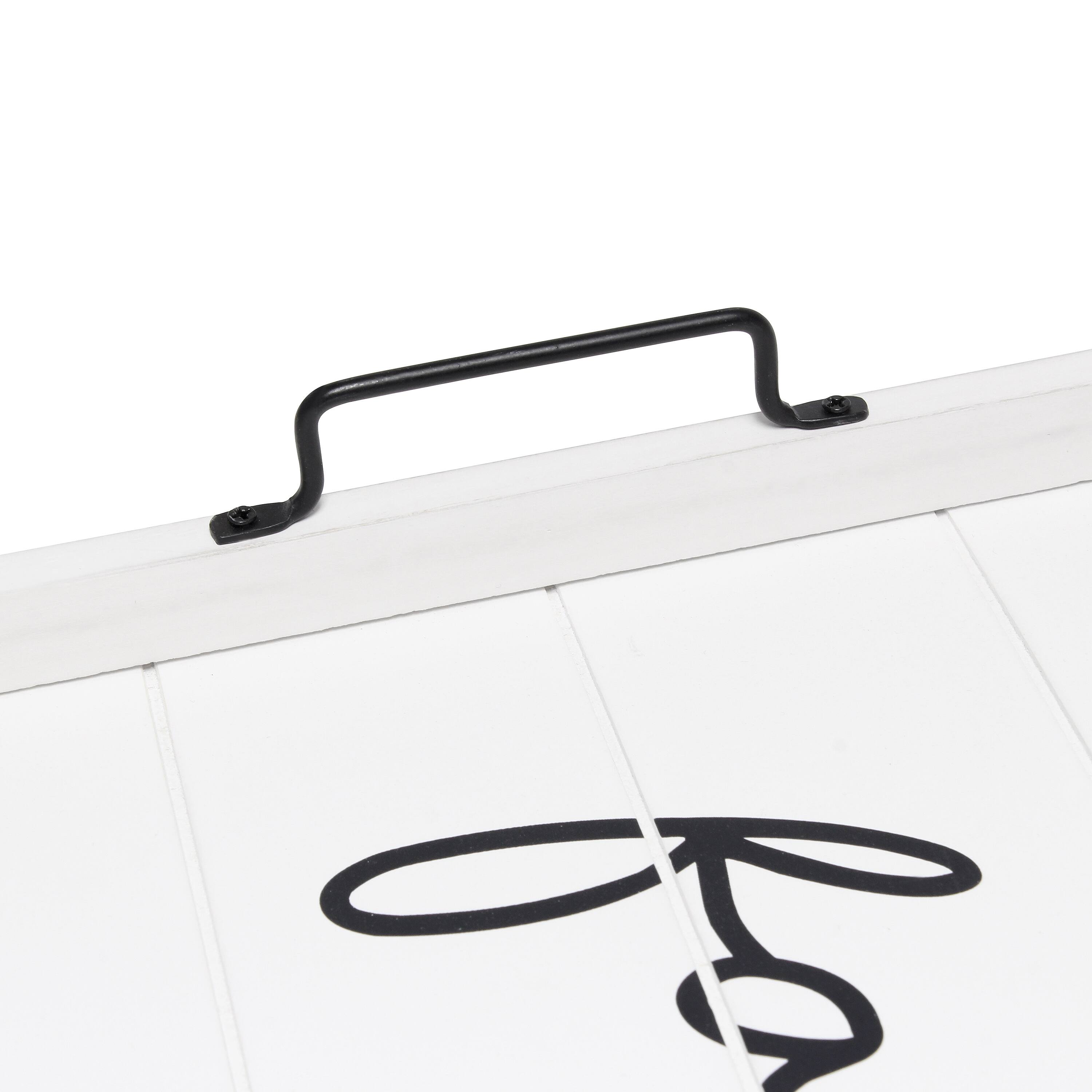 Elegant Designs™ 15.5" Family Serving Tray with Handles