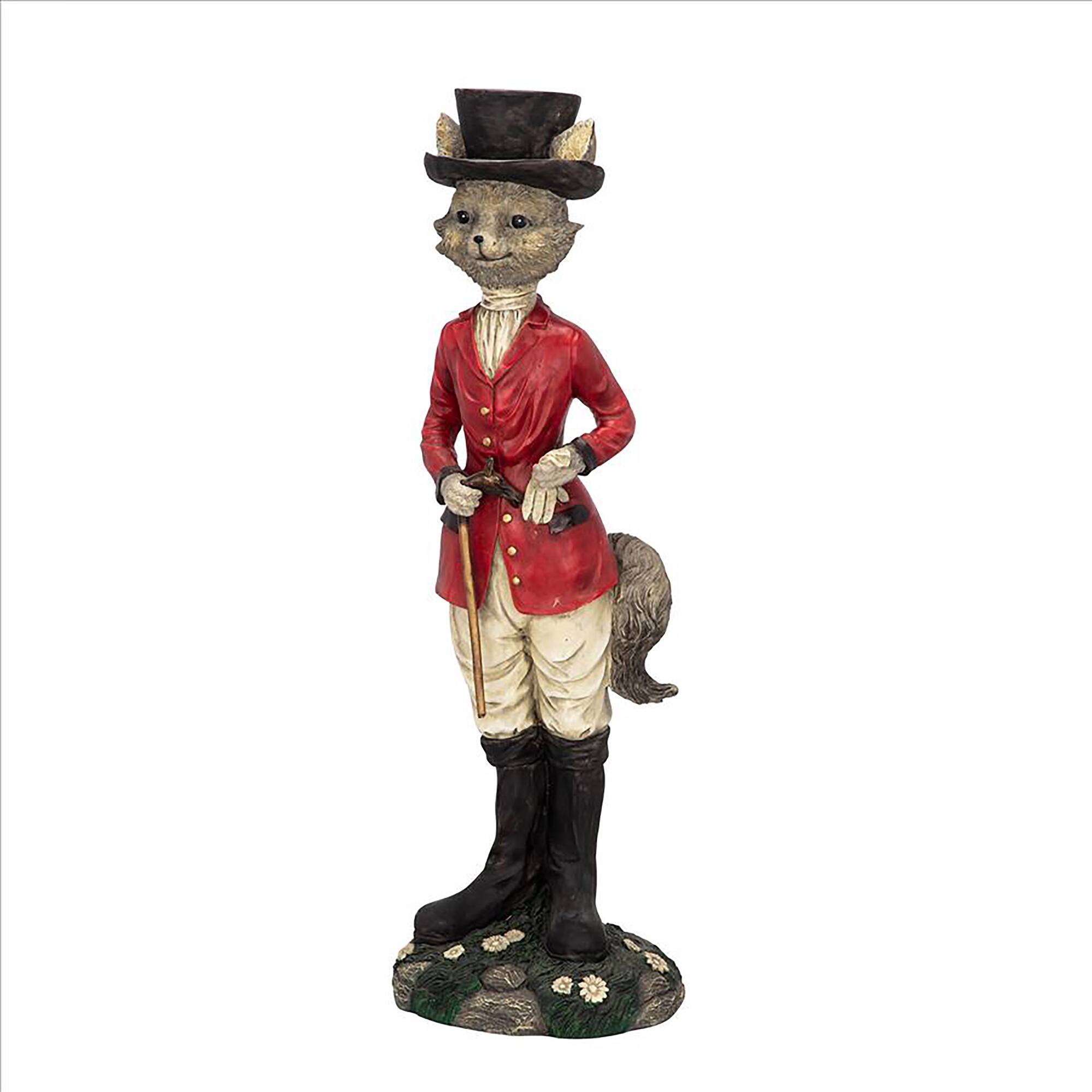 Design Toscano 26.5" Tally-Ho Equestrian Fox Hunt Statue