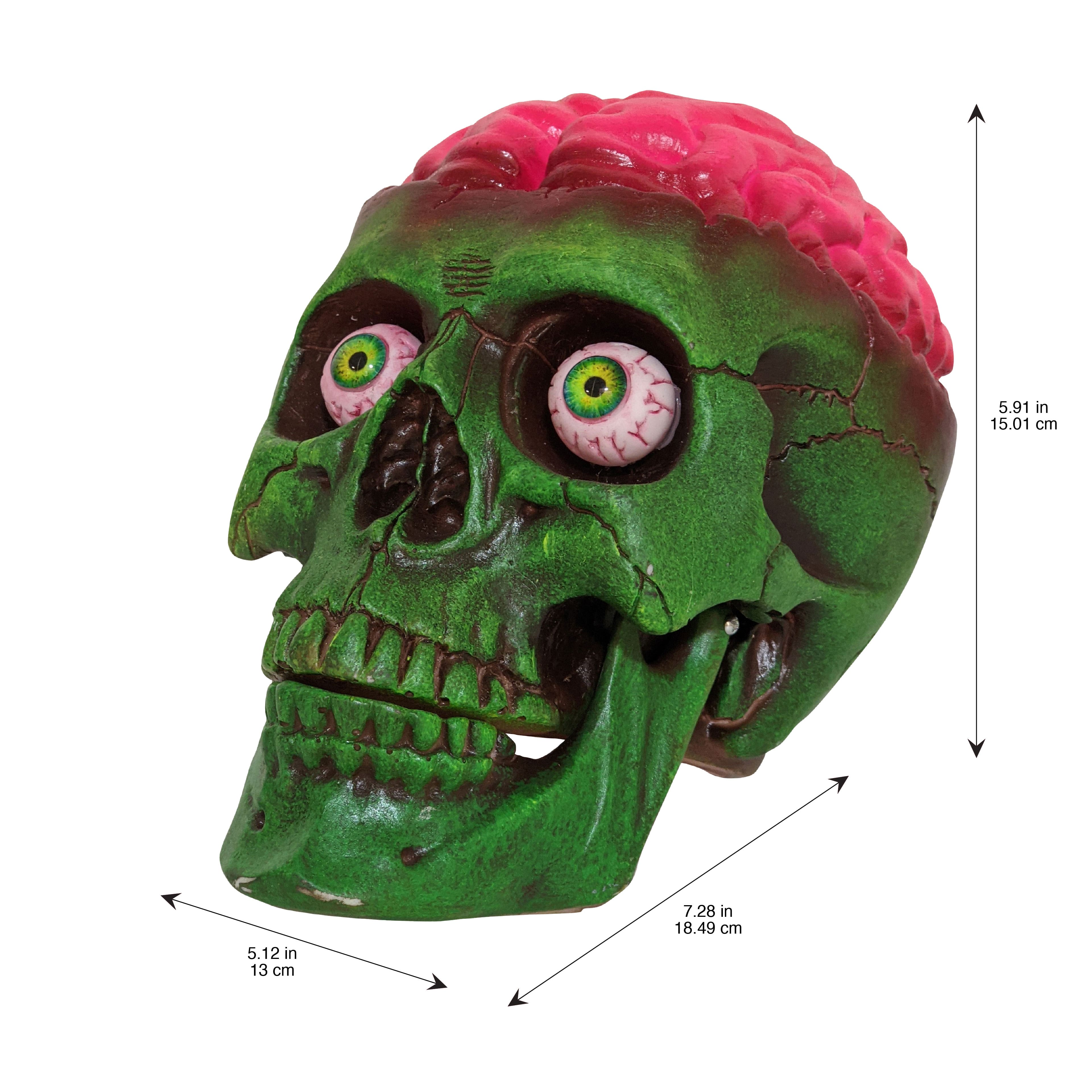 6&#x22; Green Skull D&#xE9;cor by Ashland&#xAE;