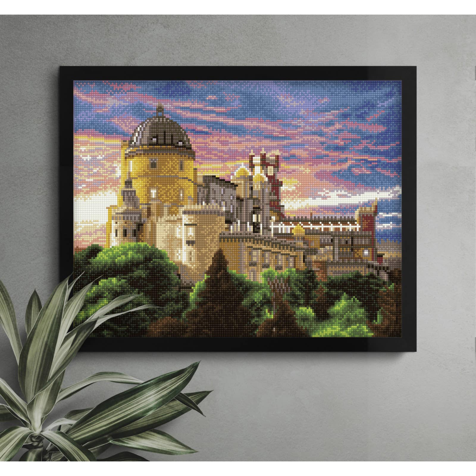 Diamond Dotz® Intermediate Pena National Palace, Sintra, Portugal Diamond Art Painting Kit