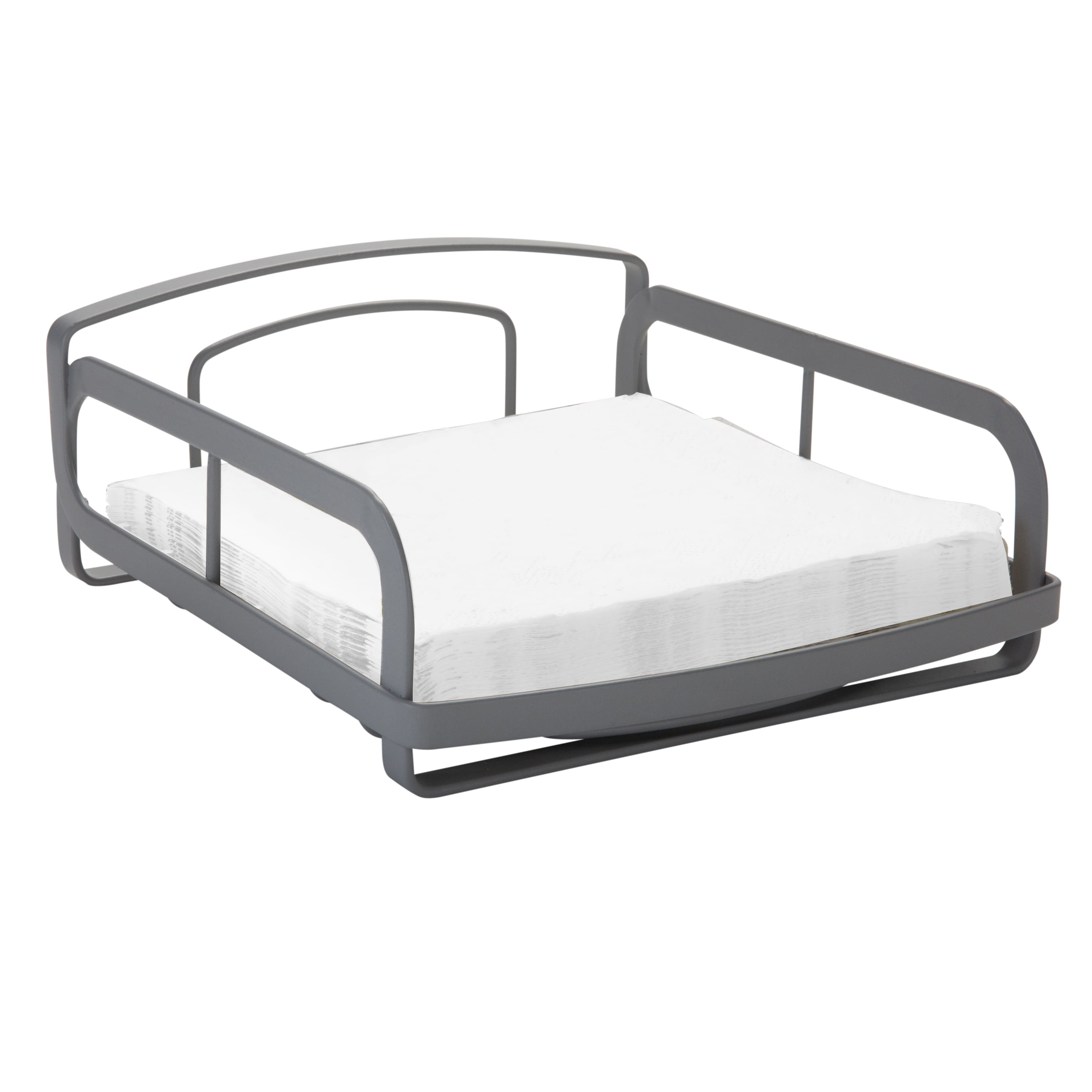 Kitchen Details Industrial Collection Gray Napkin Holder
