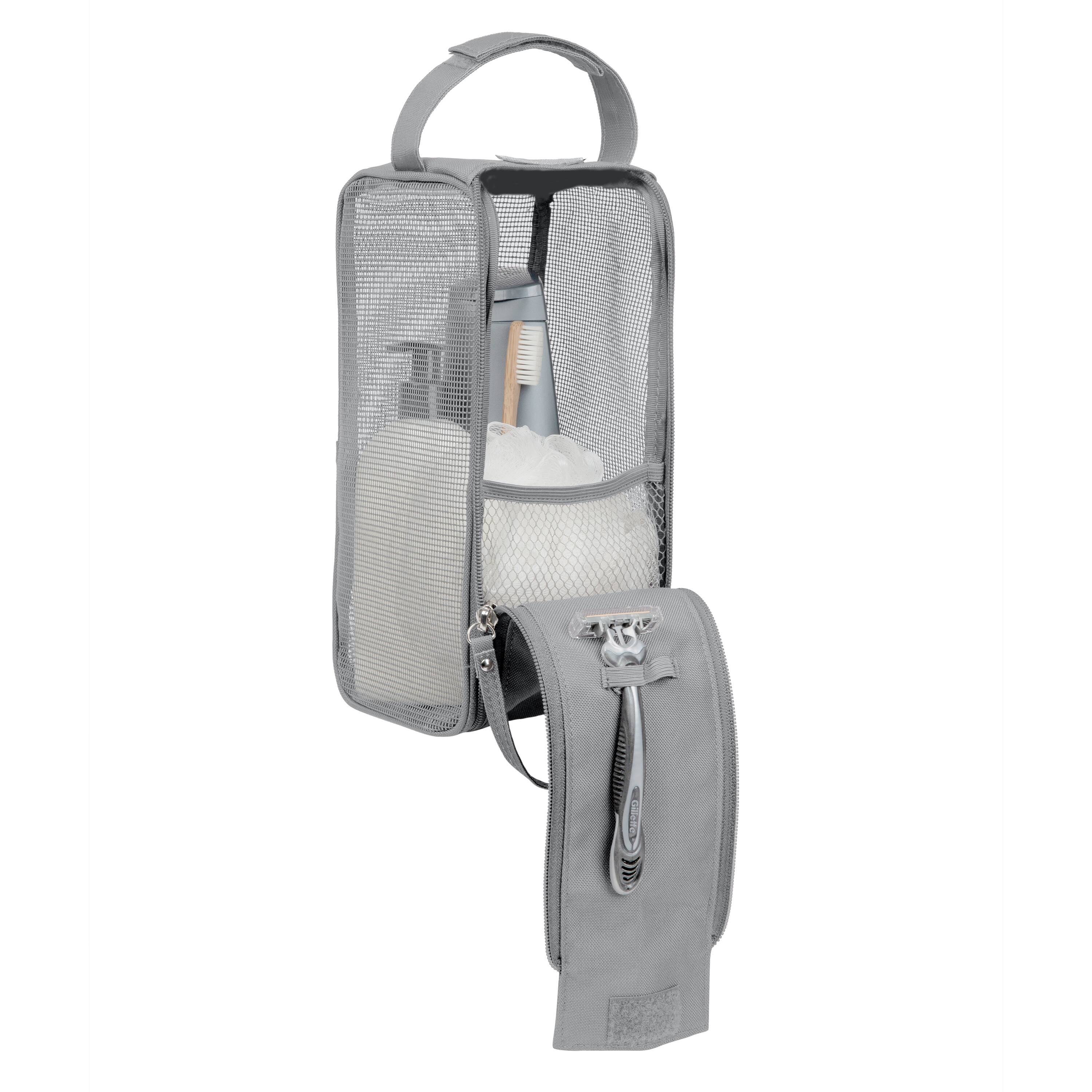 Simplify Gray Hanging Mesh Toiletry Bag Michaels