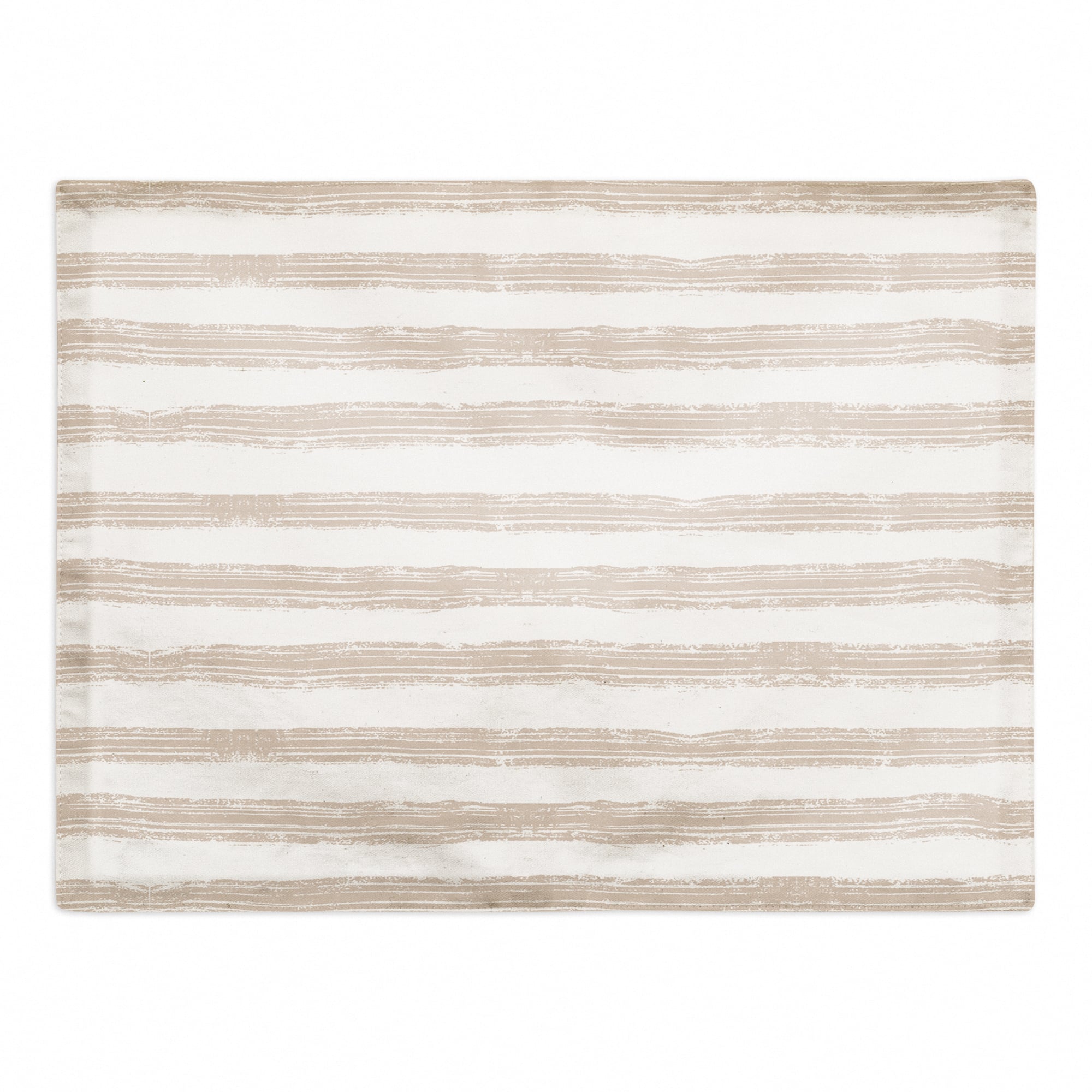 Neutral Easy Stripes Cotton Twill Placemat