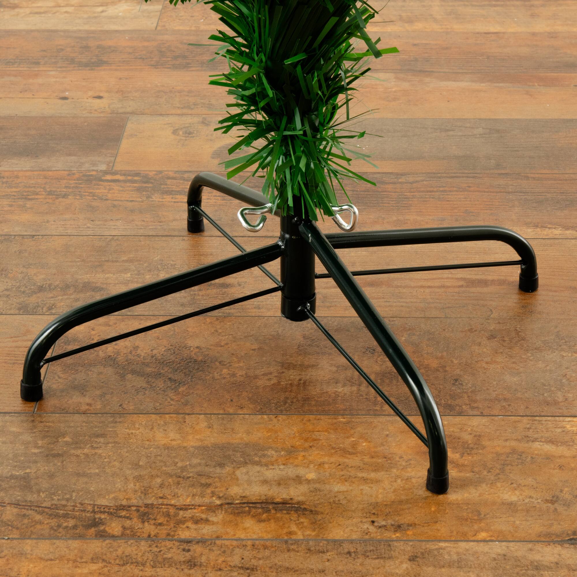 5ft. Fiber Optic Warm White LED Lights Pine Artificial Christmas Tree