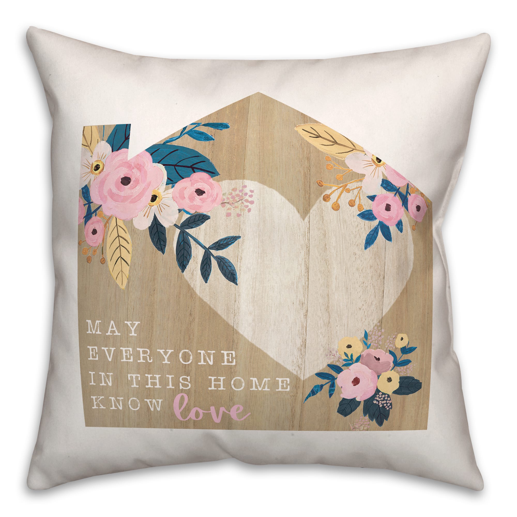 Love in this Home 18" x 18" Indoor / Outdoor Pillow