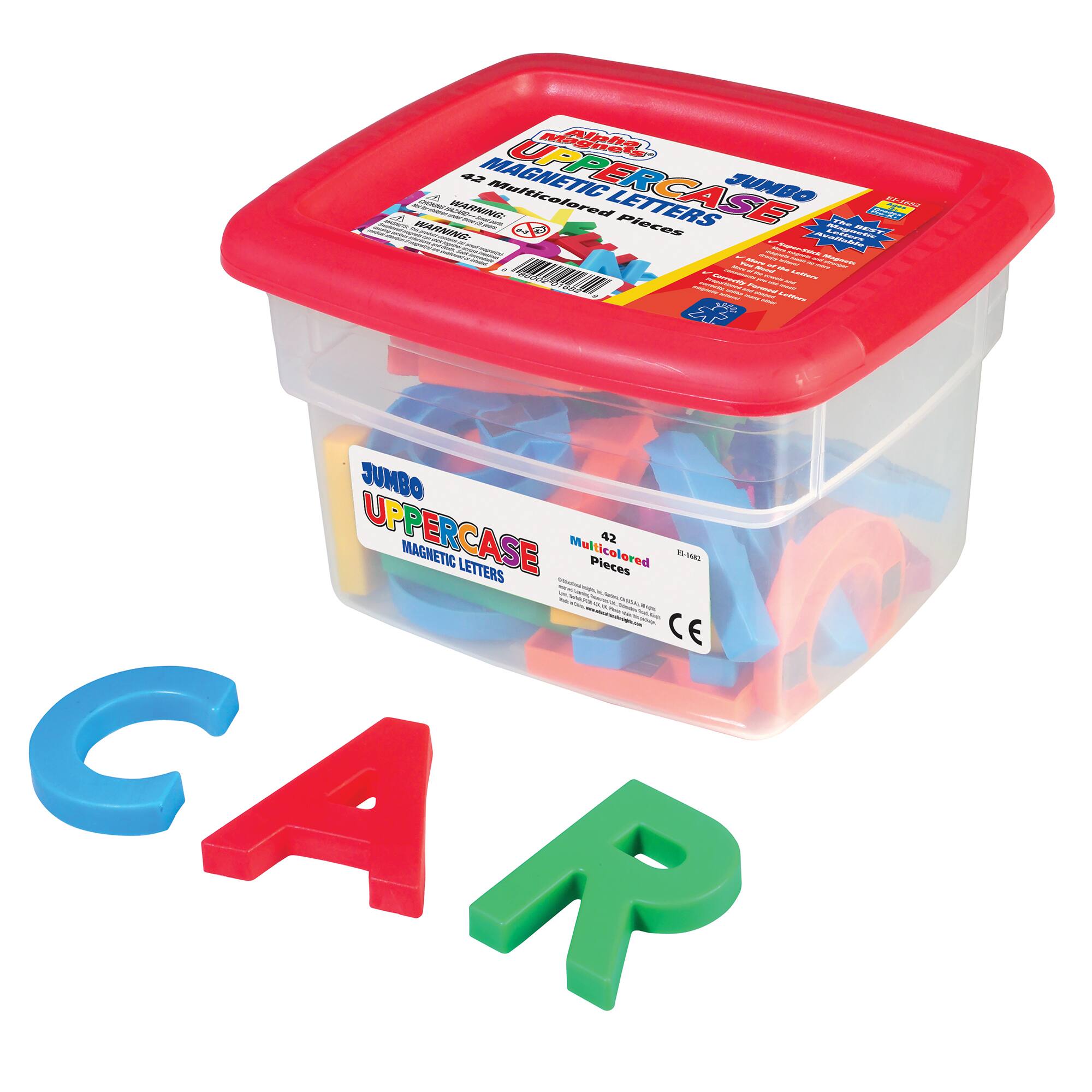 Educational Insights Jumbo Multicolor Uppercase AlphaMagnets