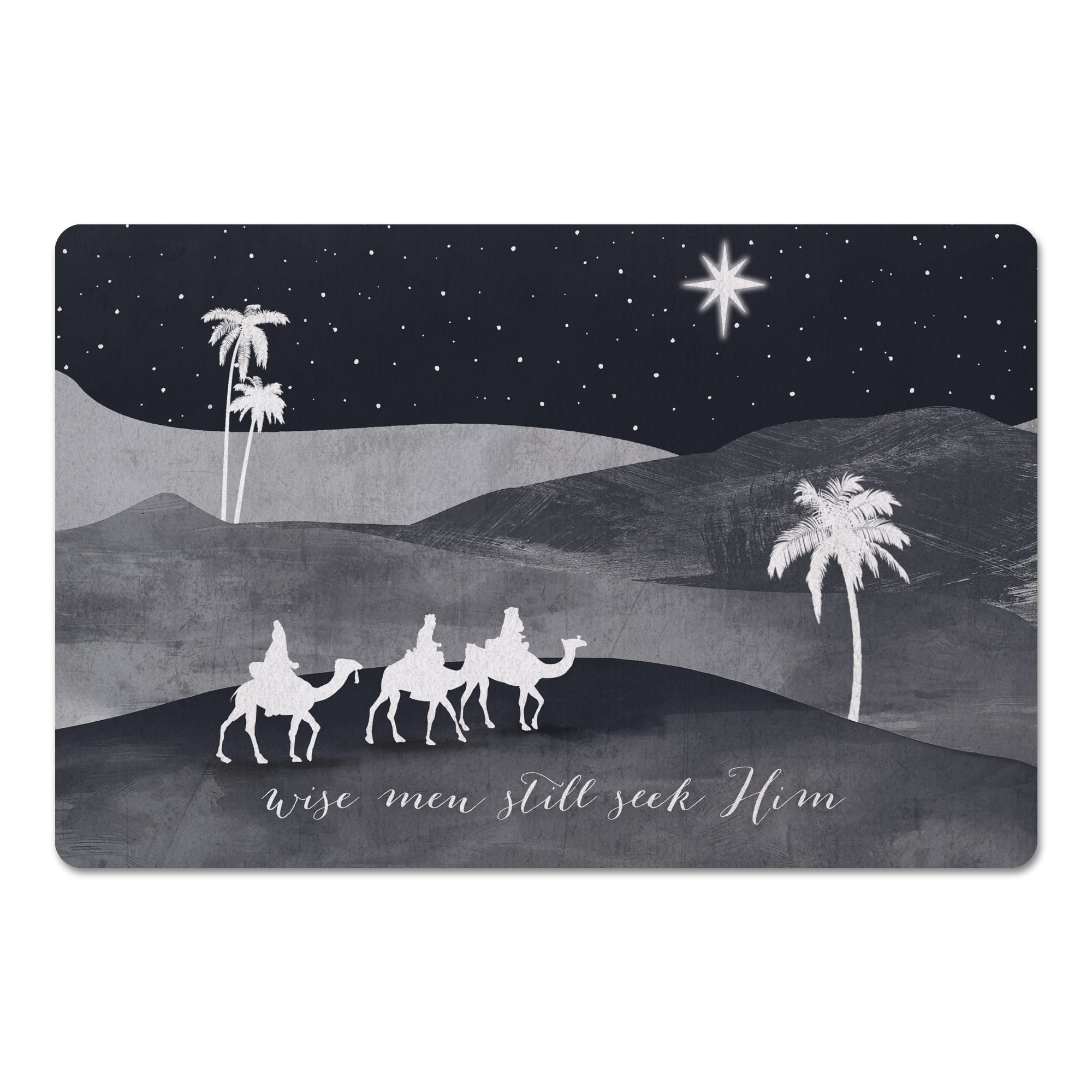 Wise Men Seek Him 27x18 Floor Mat