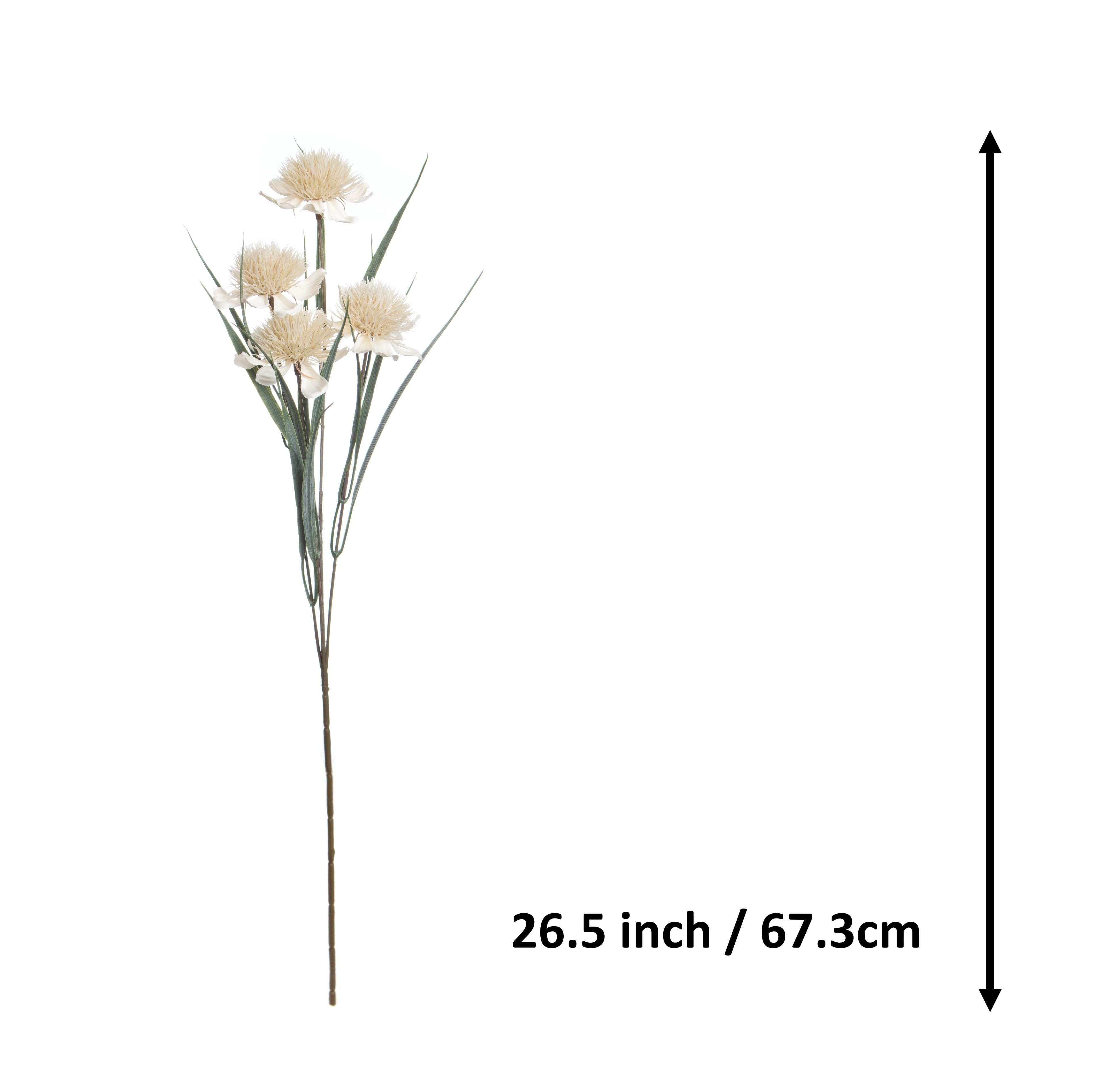26.5&#x22; Cream Carnation Stem by Ashland&#xAE;