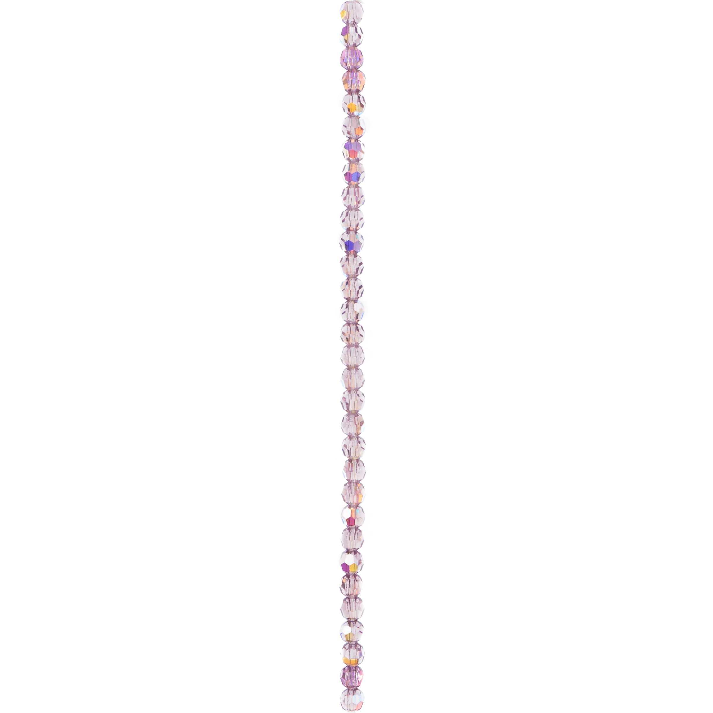 Preciosa Glass Crystal Round Beads, 4mm by Bead Landing&#x2122;