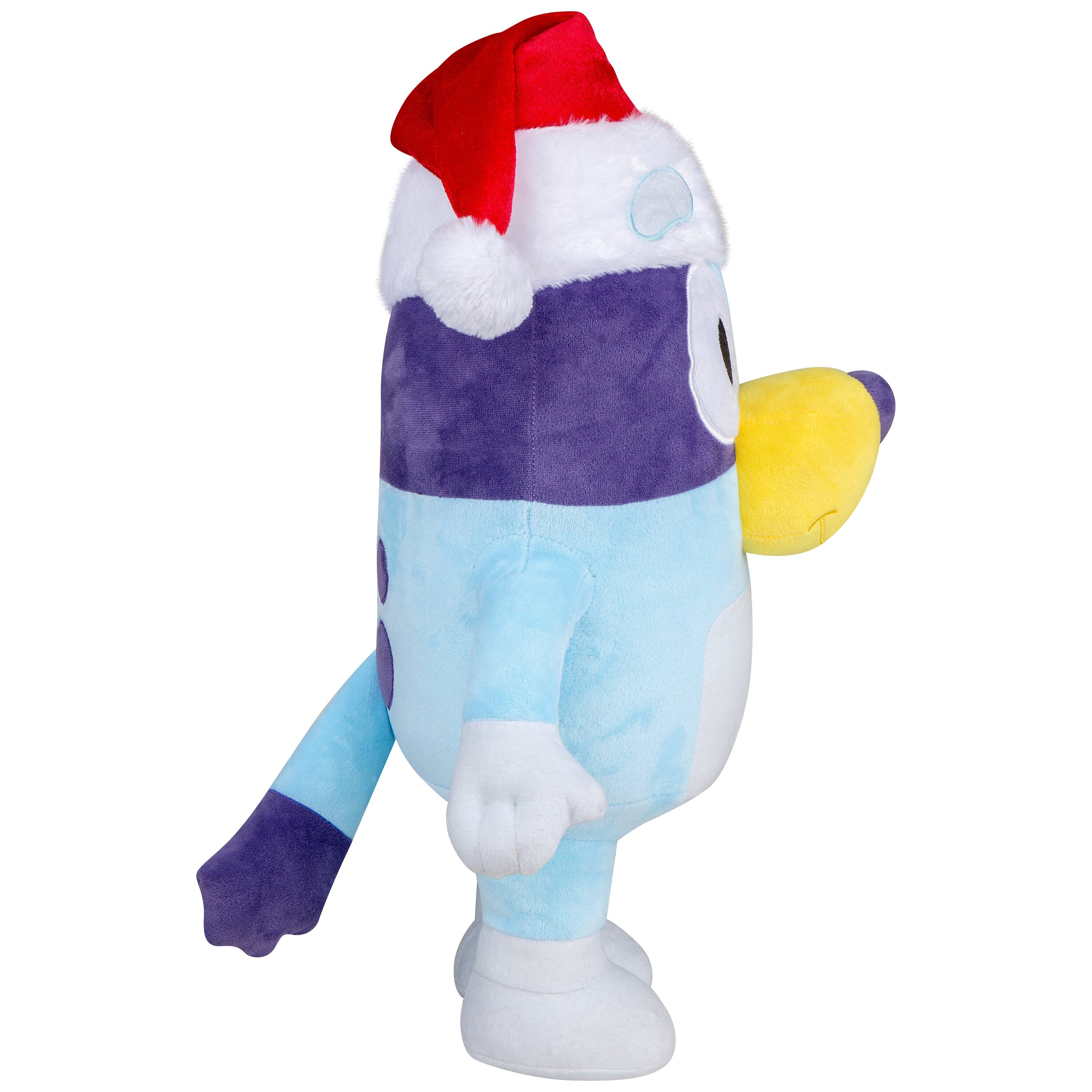 18&#x22; Bluey Holiday Greeter with Santa Hat