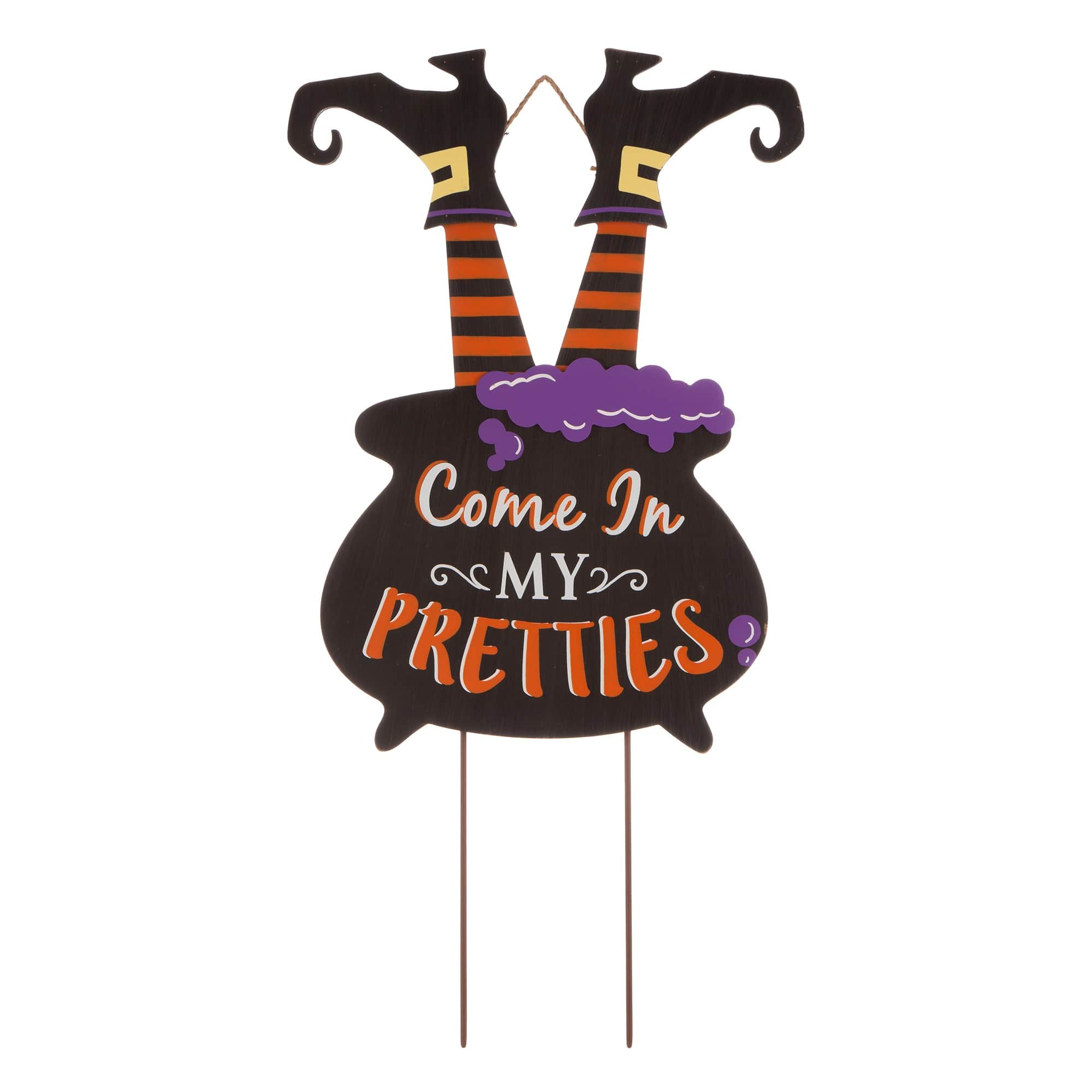 32" Glitzhome® Halloween Witch Yard Stake