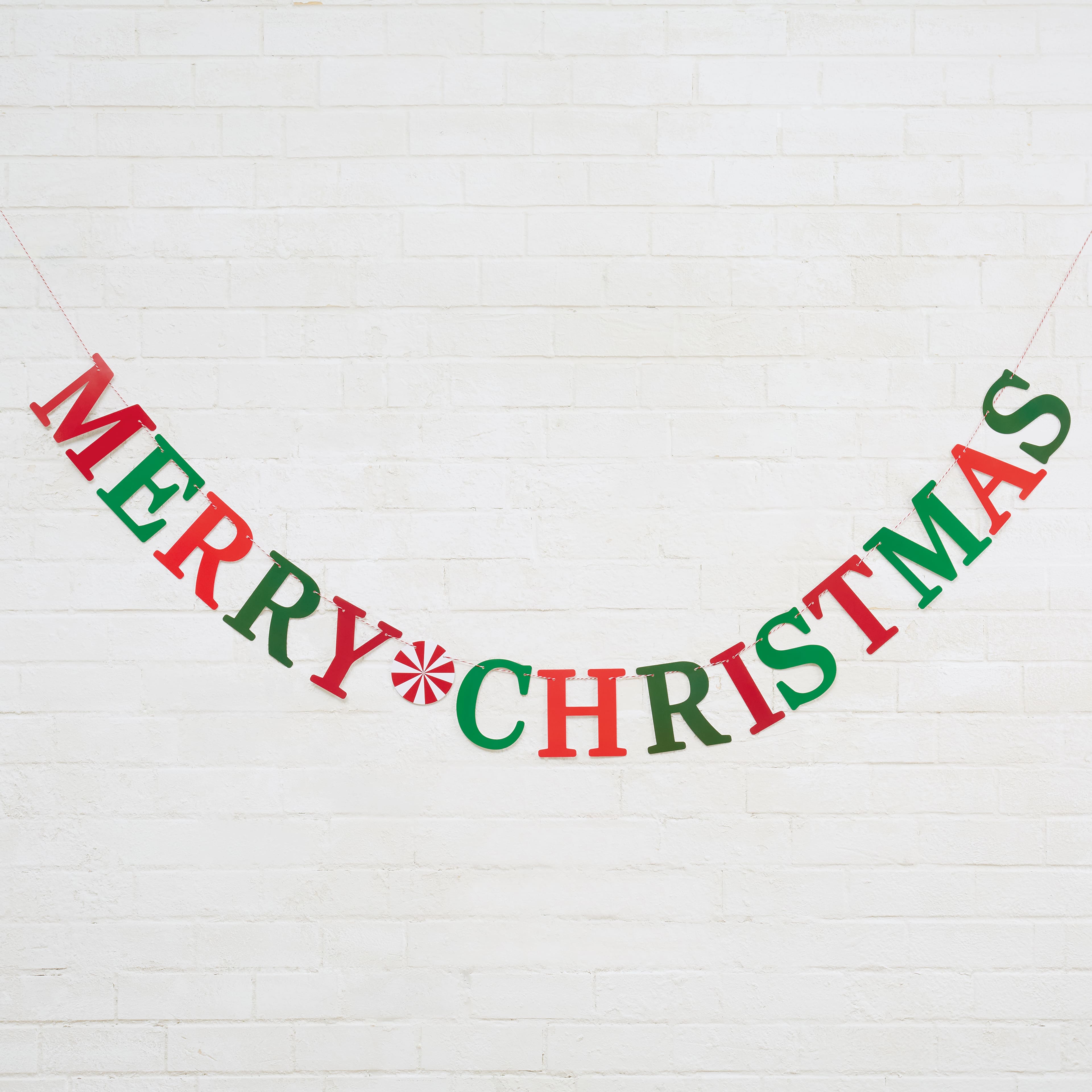 6ft. Merry Christmas Paper Garland by Celebrate It&#x2122;