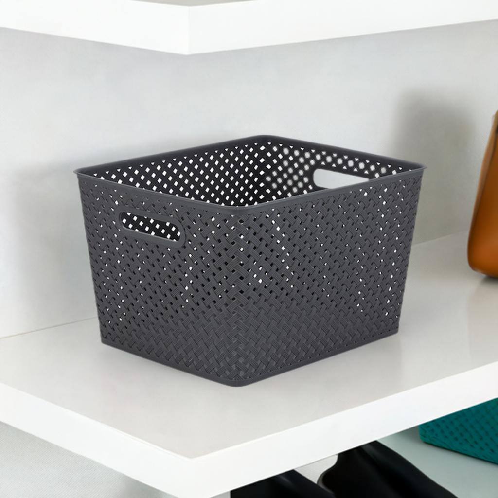 Simplify Large Wicker Storage Bin