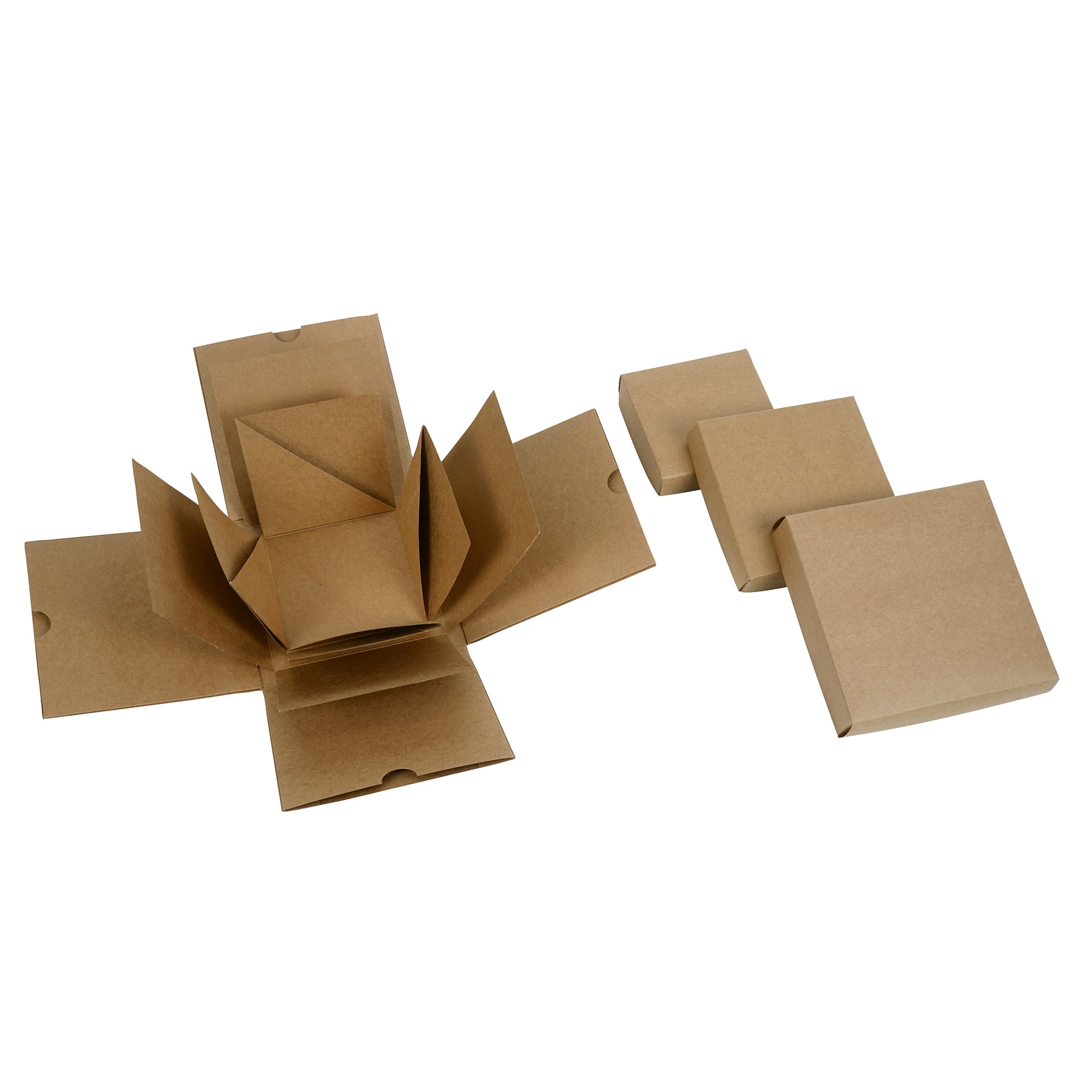 12 Pack: 5&#x22; Kraft Memory Explosion Box by Recollections&#x2122;