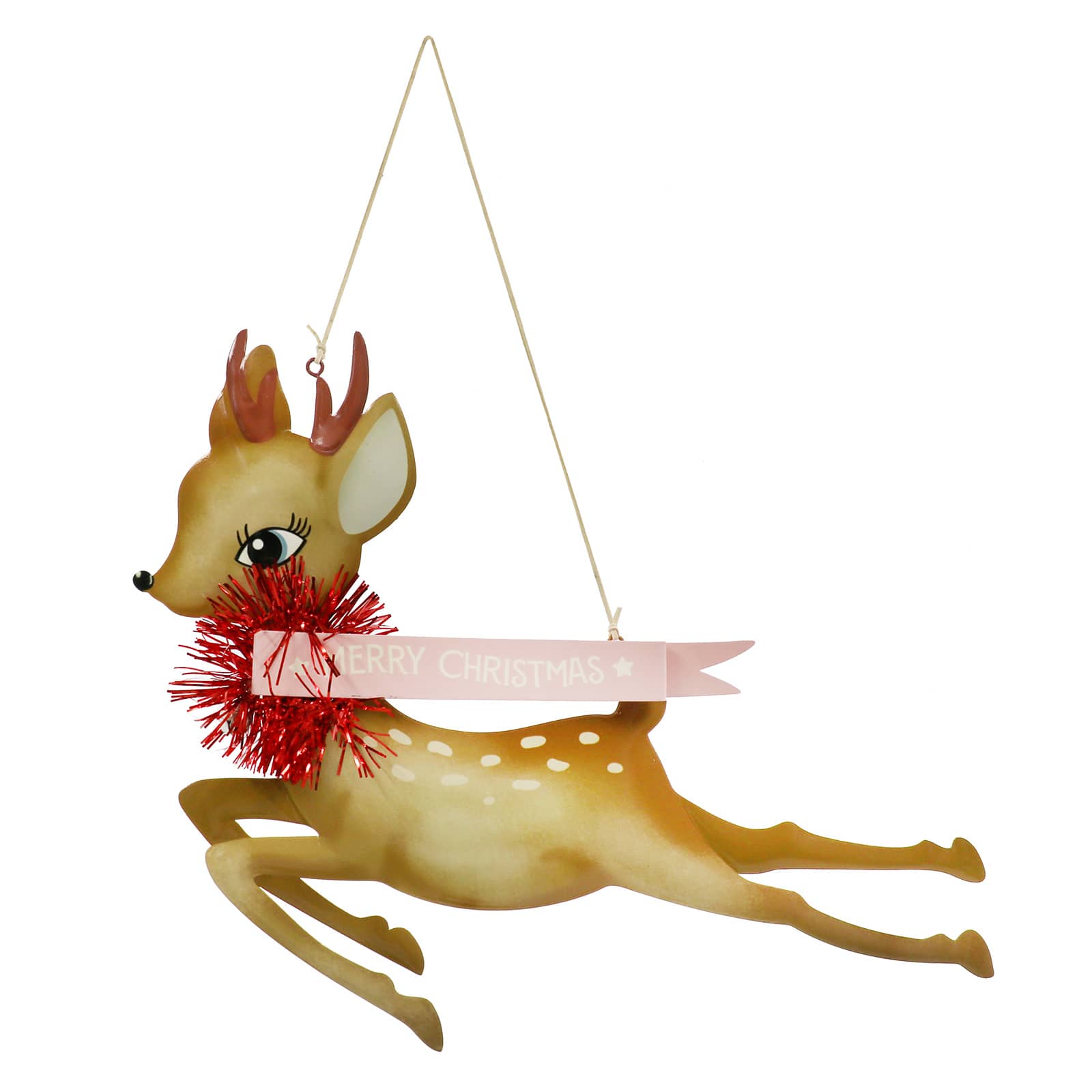 16&#x22; Merry Christmas Deer Metal Wall D&#xE9;cor by Ashland&#xAE;