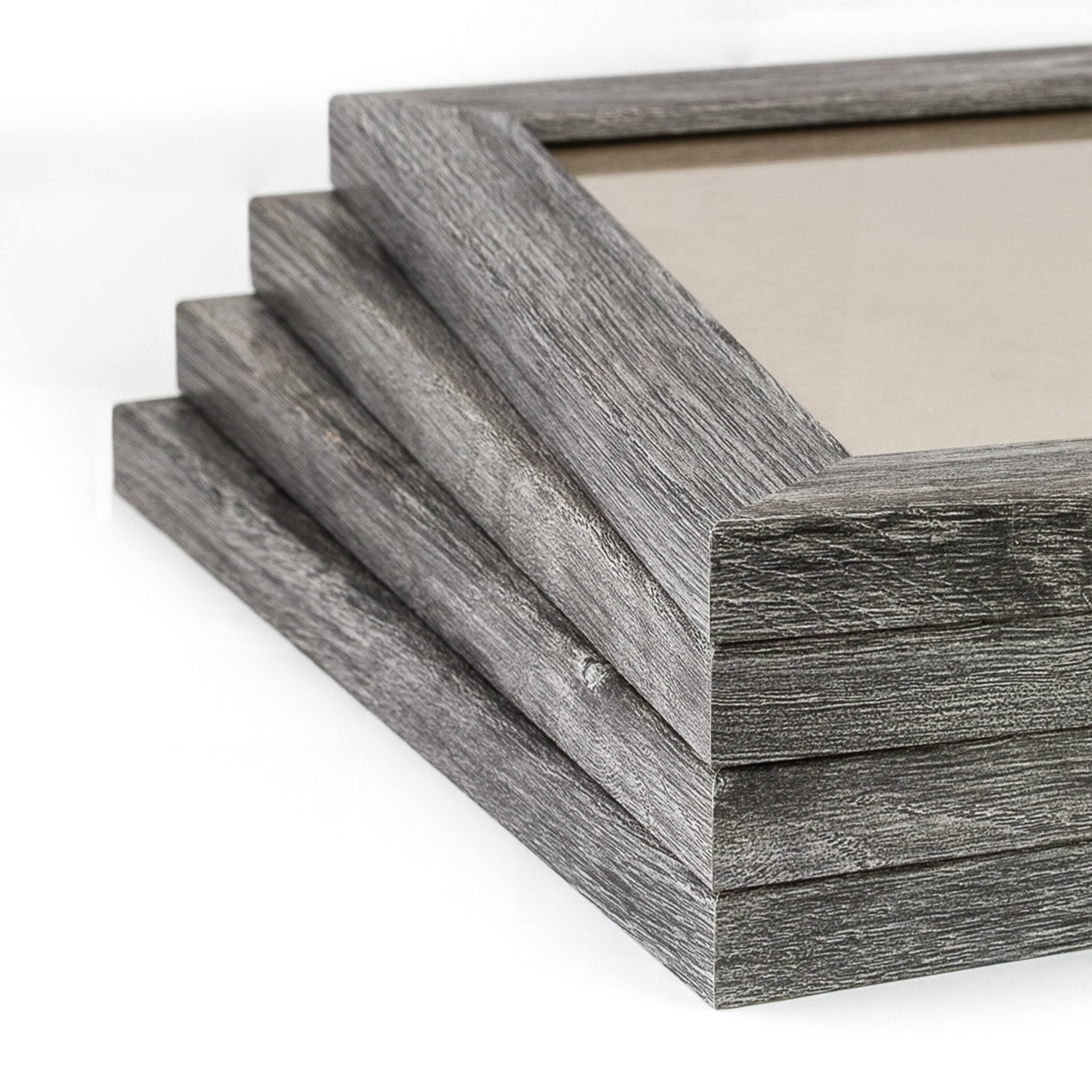 4 Pack Craig Frames Bauhaus 125 Barnwood Gray Picture Frame