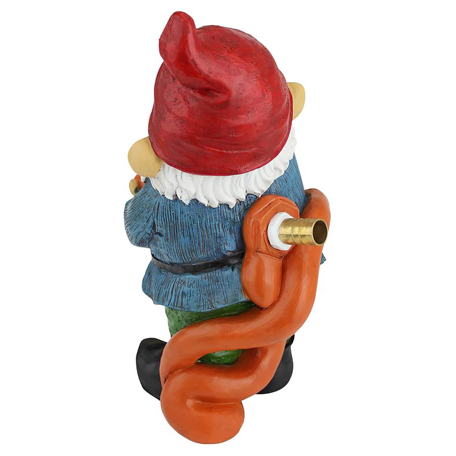 Design Toscano Hose It Off Harry Gnome Spitter Piped Statue