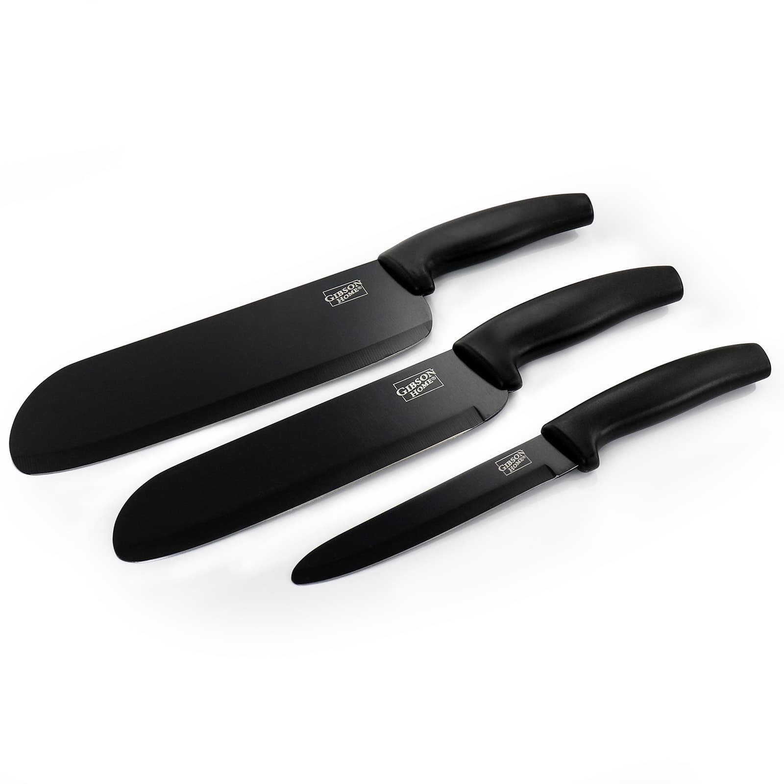 Gibson Home® Edge Craft Nonstick Stainless Steel Cutlery Set with Cutting Board