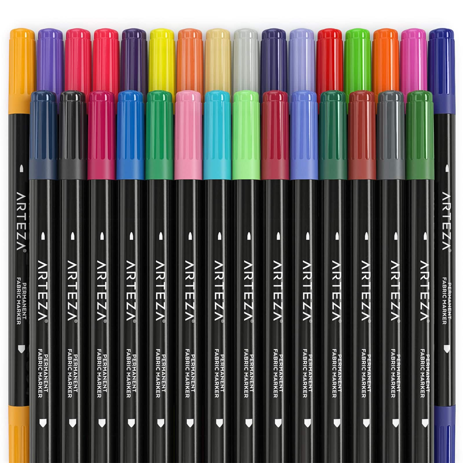 Arteza&#xAE; 30 Color Fabric Marker Set