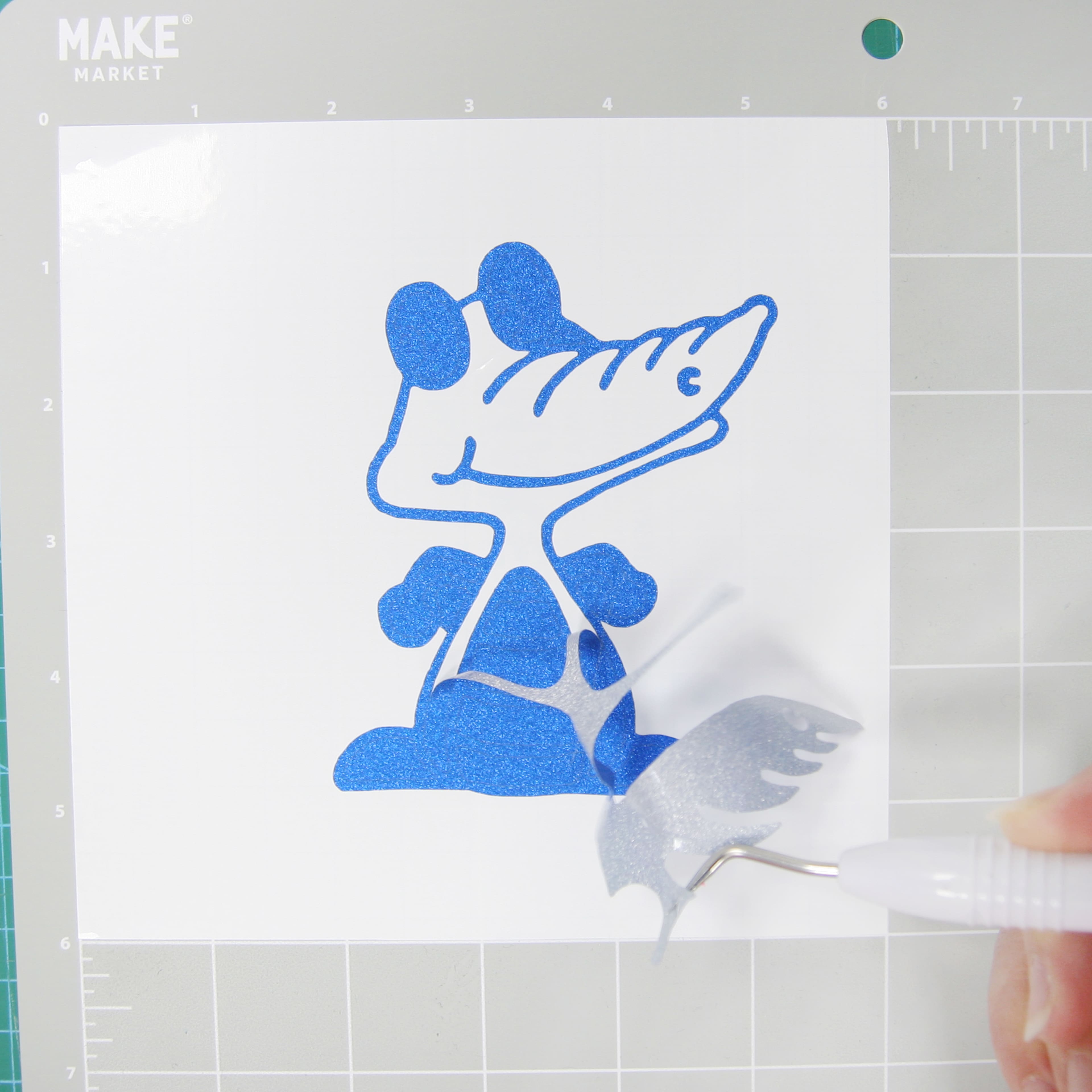 12 Pack: Glitter Permanent Vinyl by Make Market®