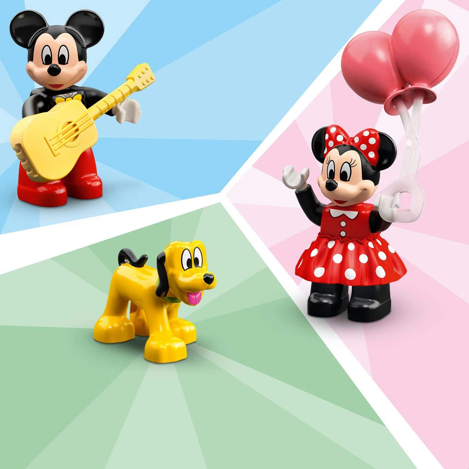 LEGO&#xAE; DUPLO&#xAE; Disney Mickey &#x26; Minnie Birthday Train 10941 Building Toy (22 Pieces)