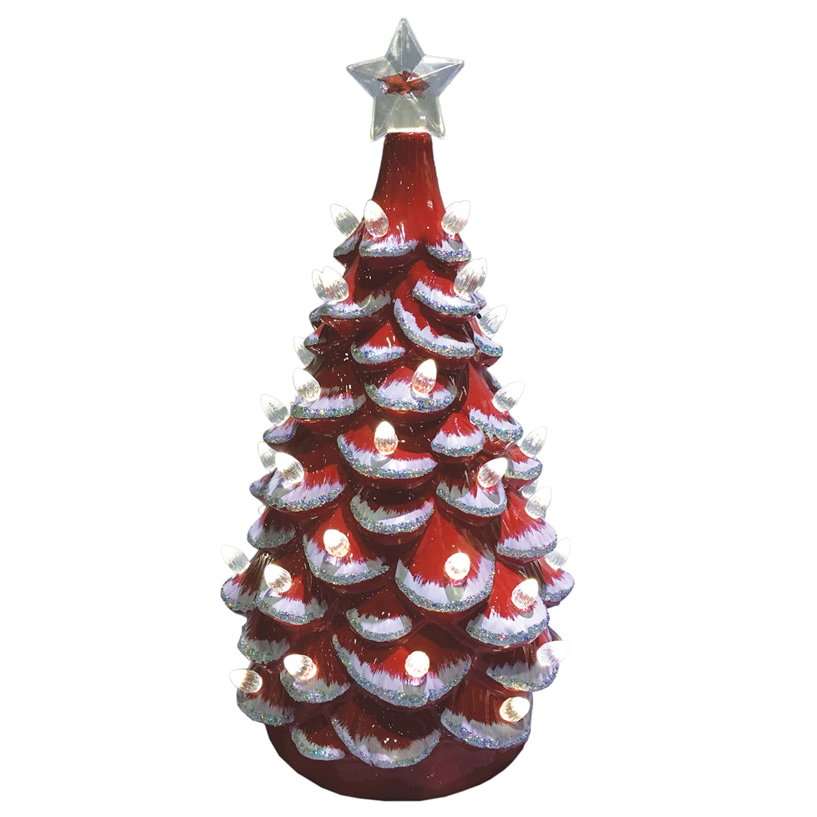 Santa's Workshop 14" NCAA College Team Ceramic LED Christmas Tree