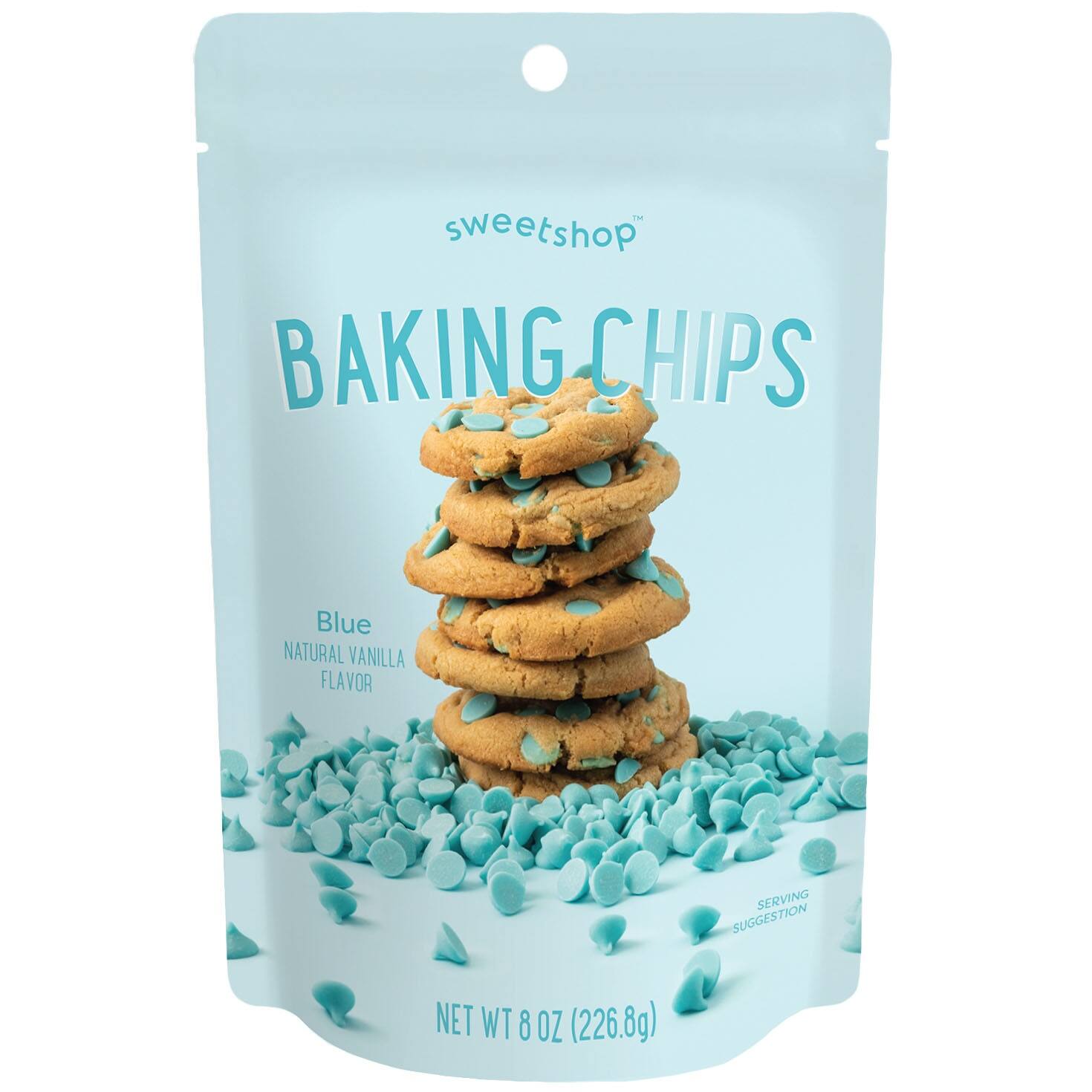 Blue Baking Chips, 8oz. Michaels