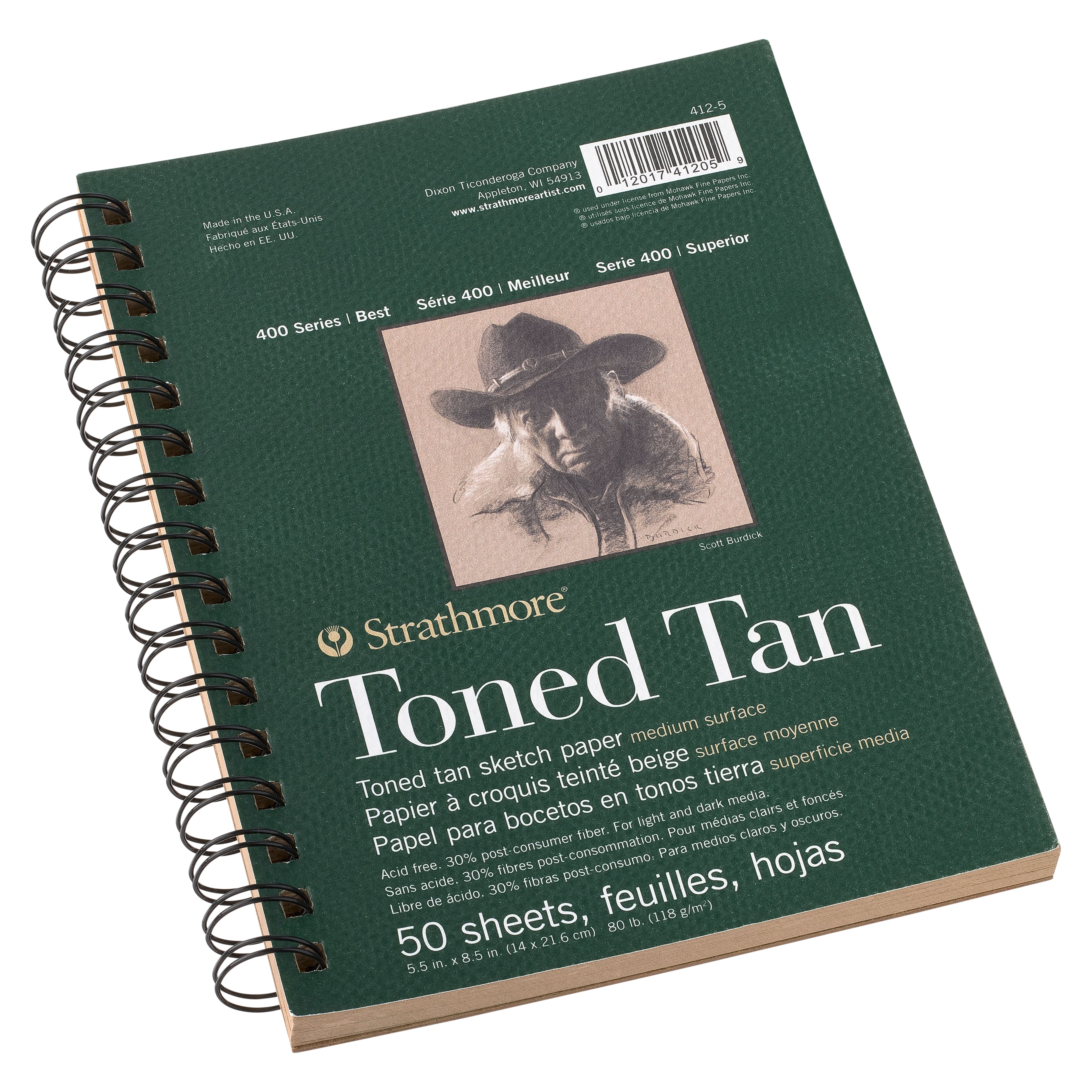 Strathmore Toned Tan Sketchbook Review 