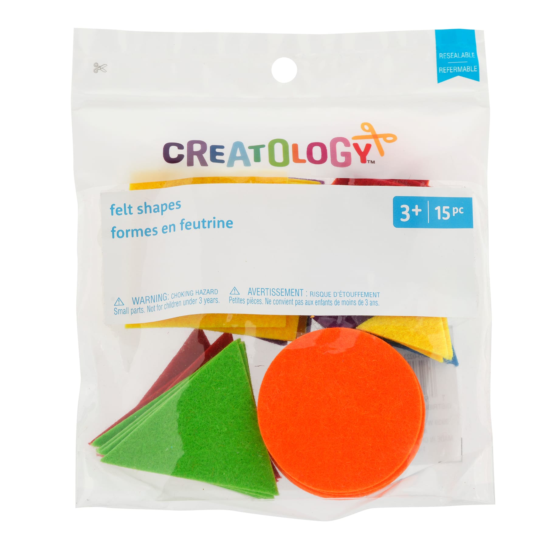 12 Packs: 50 ct. (600 total) Felt Shapes Scrap Pack by Creatology&#x2122;